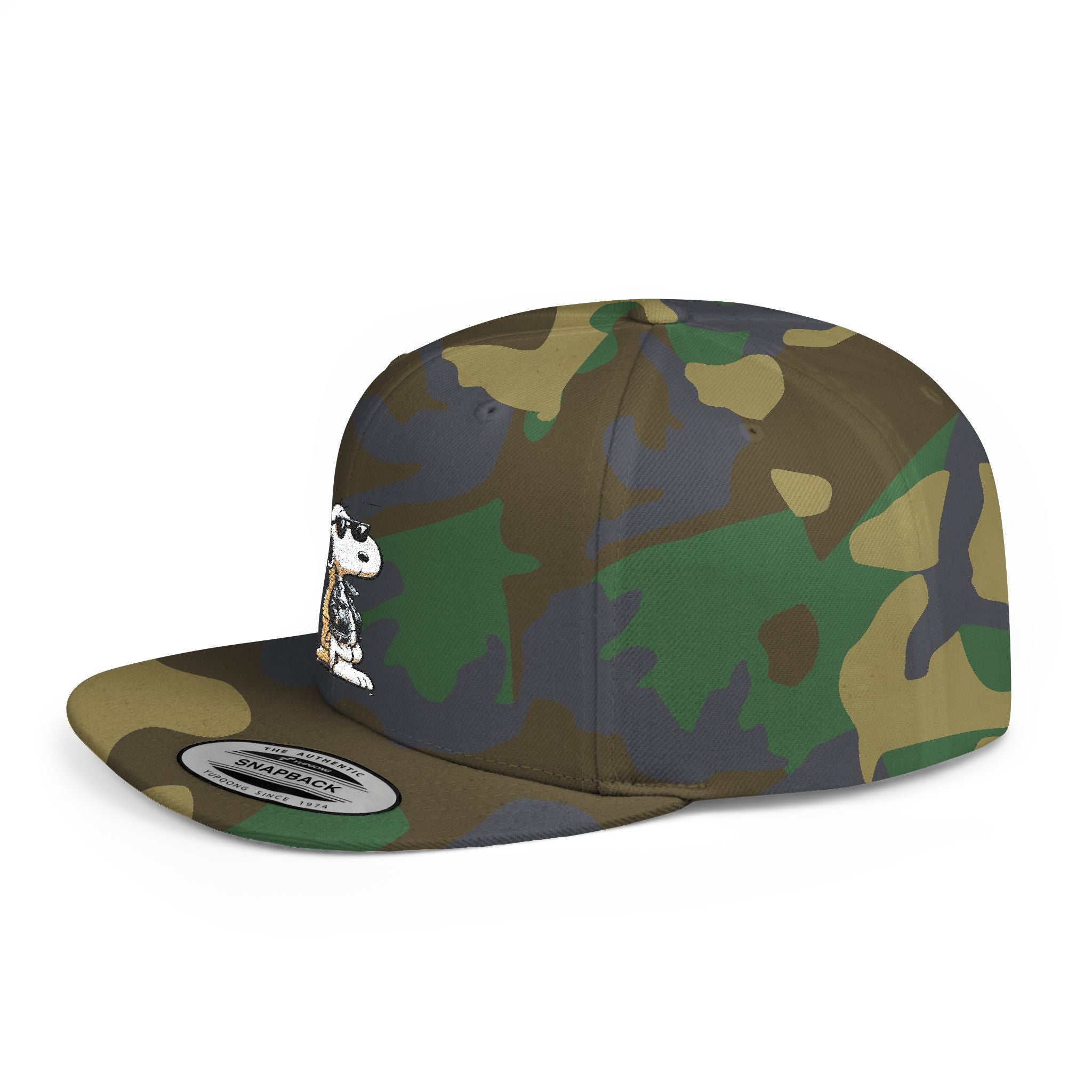Embroidered Snoopy Snapback