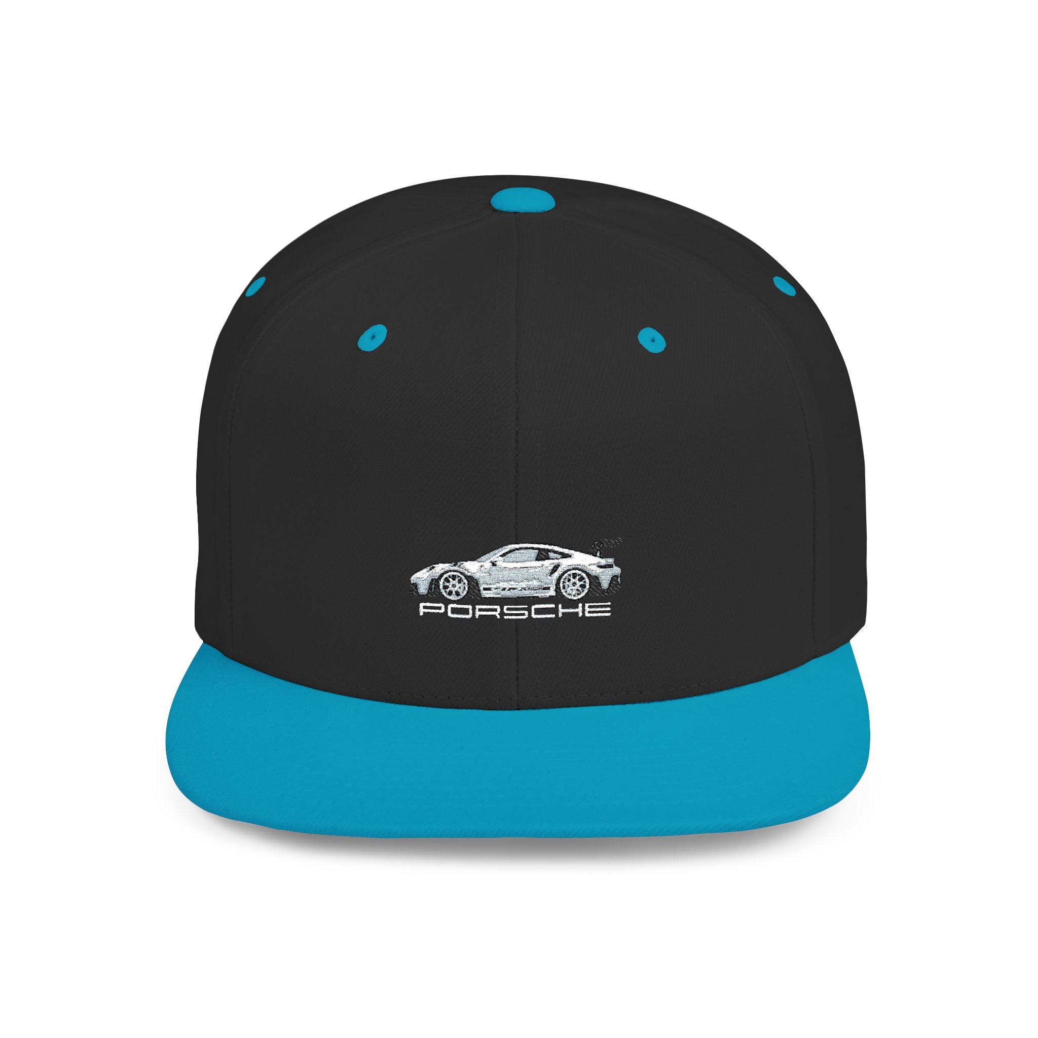 Snapback Hat - Porsche Embroidered Streetwear Casual Cap