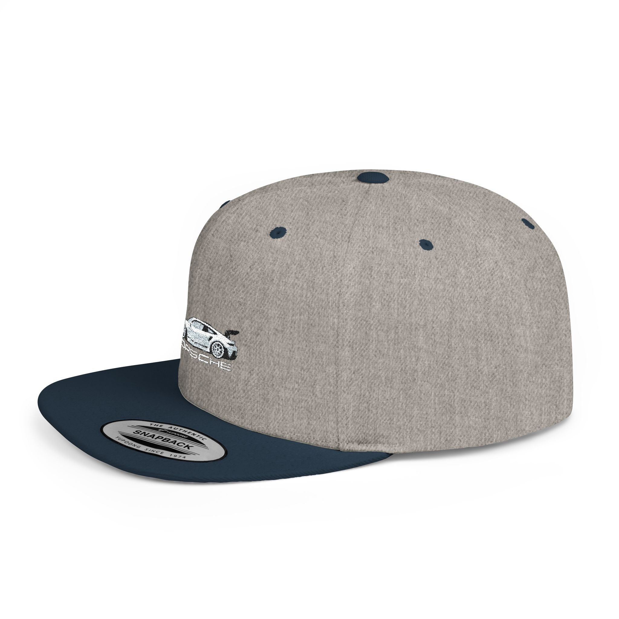 Snapback Hat - Porsche Embroidered Streetwear Casual Cap