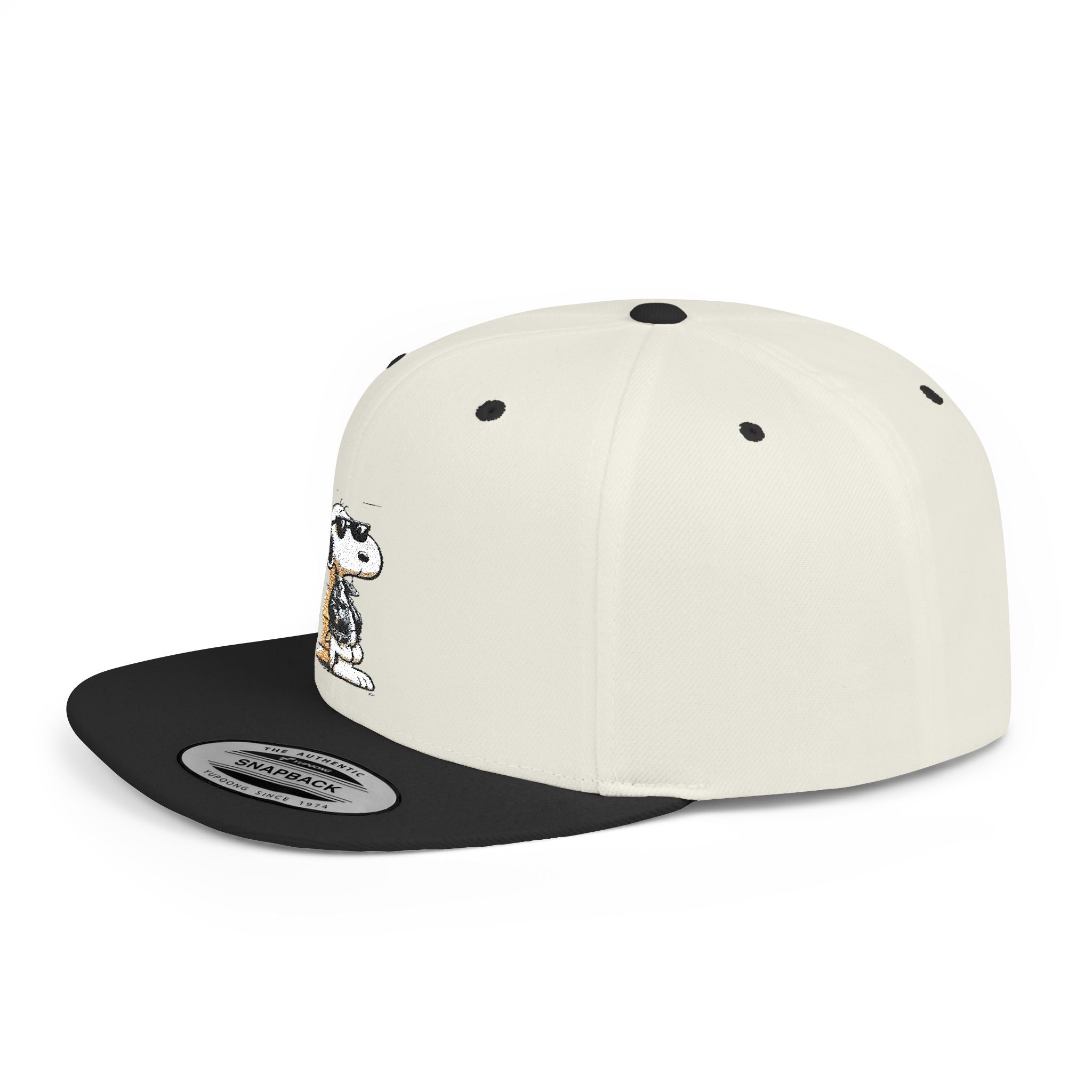 Embroidered Snoopy Snapback