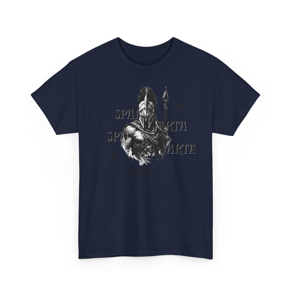Sparta Warrior T-Shirt — "Sparta" Graphic Spartan Helmet & Spear Tee | Premium Streetwear