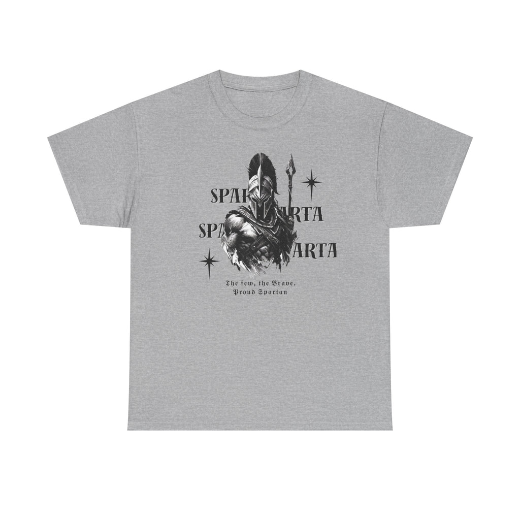Sparta Warrior T-Shirt — "Sparta" Graphic Spartan Helmet & Spear Tee | Premium Streetwear