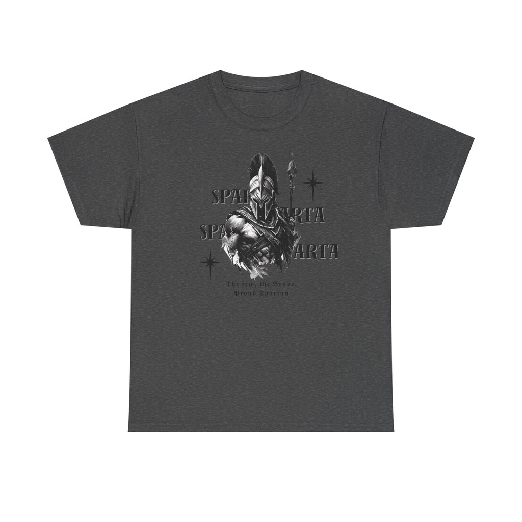 Sparta Warrior T-Shirt — "Sparta" Graphic Spartan Helmet & Spear Tee | Premium Streetwear