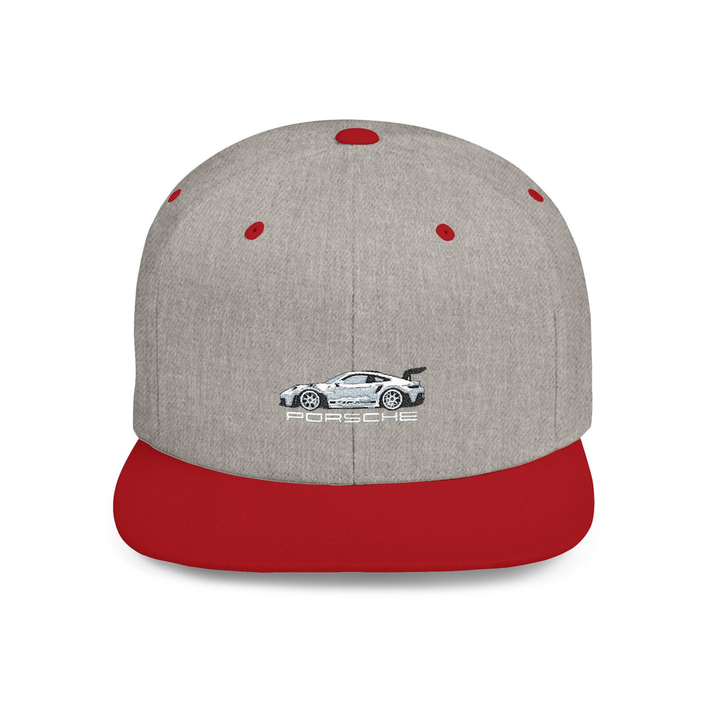 Snapback Hat - Porsche Embroidered Streetwear Casual Cap