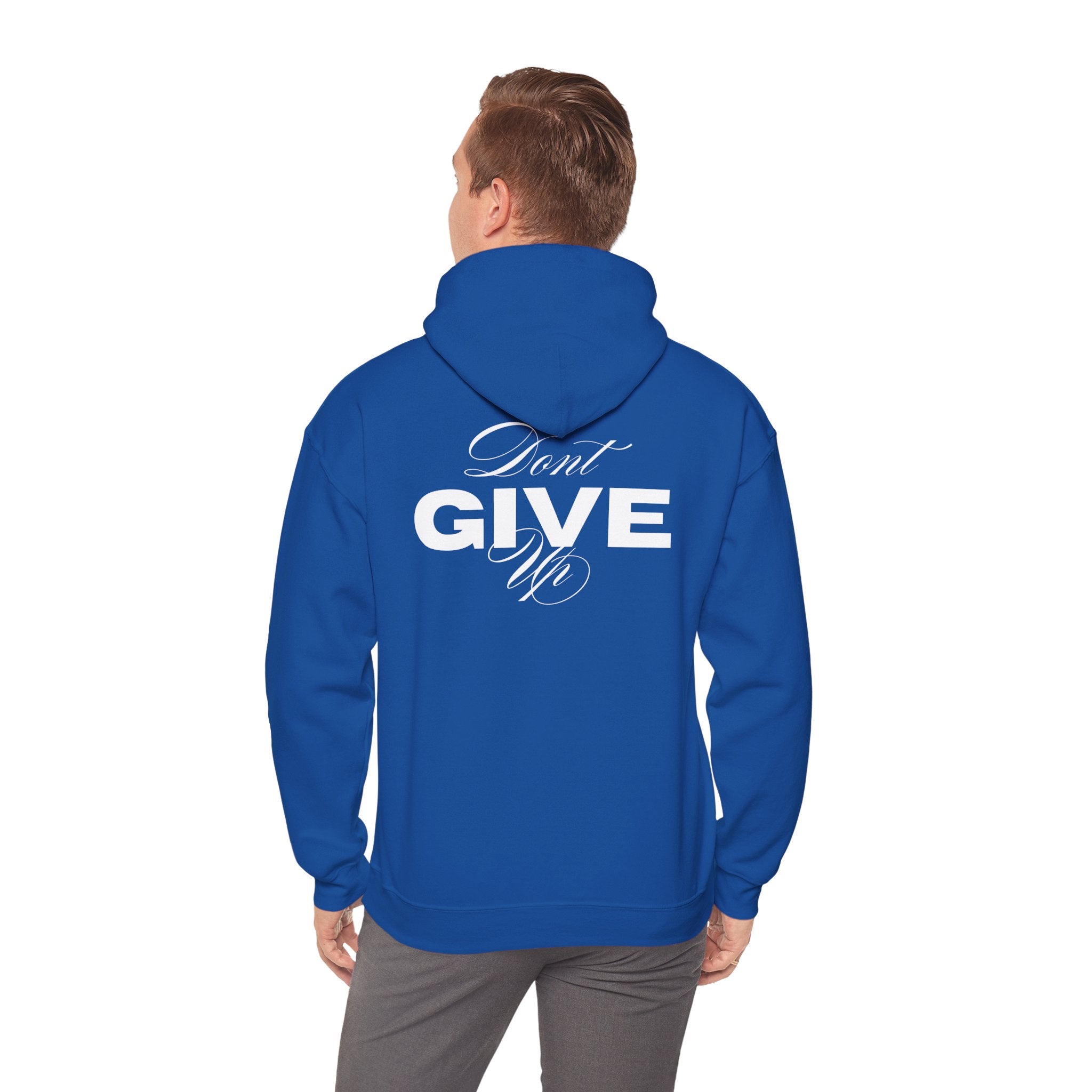 Don't Give Up Hoodie — Motivational Graphic Pullover | Premium Streetwear