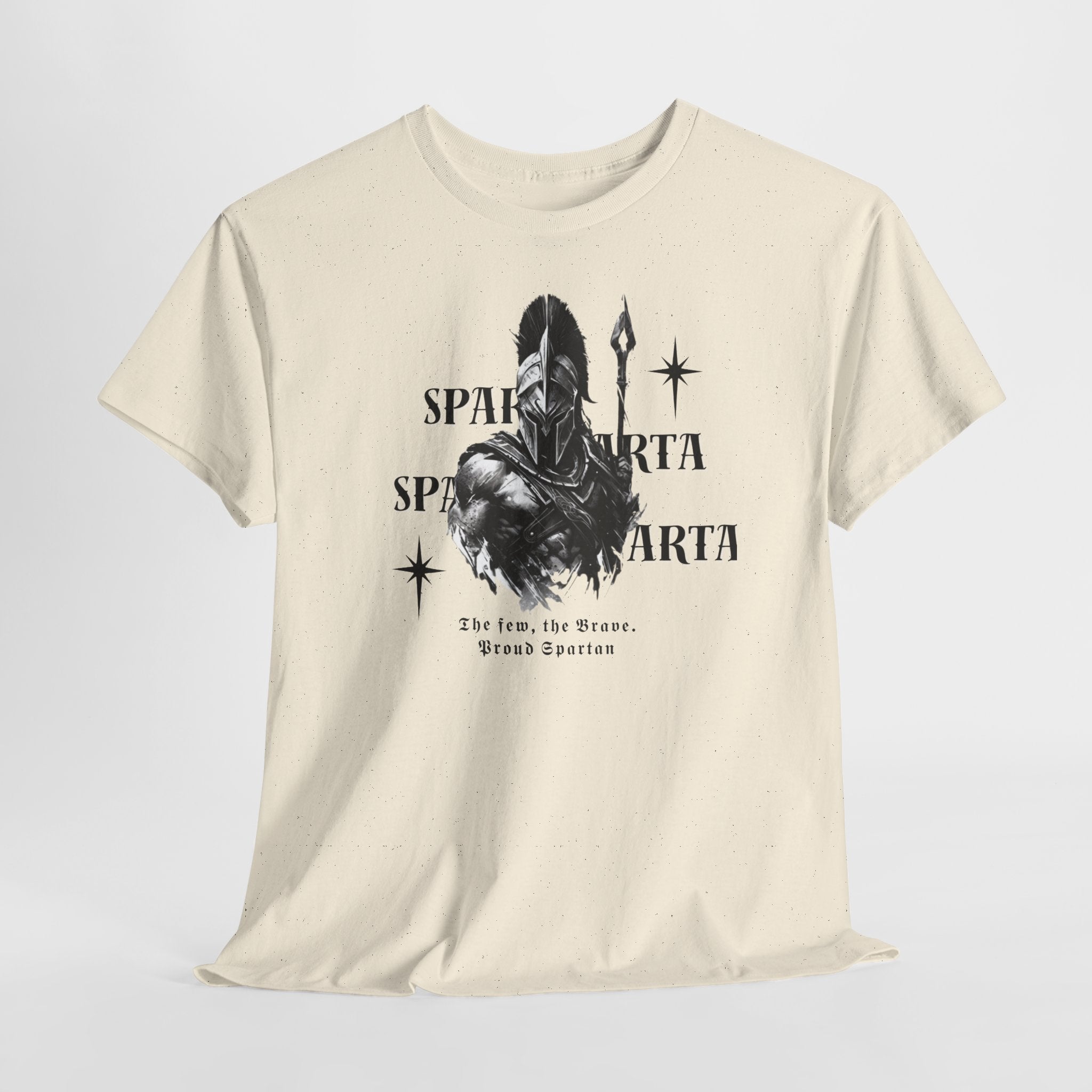 Sparta Warrior T-Shirt — "Sparta" Graphic Spartan Helmet & Spear Tee | Premium Streetwear