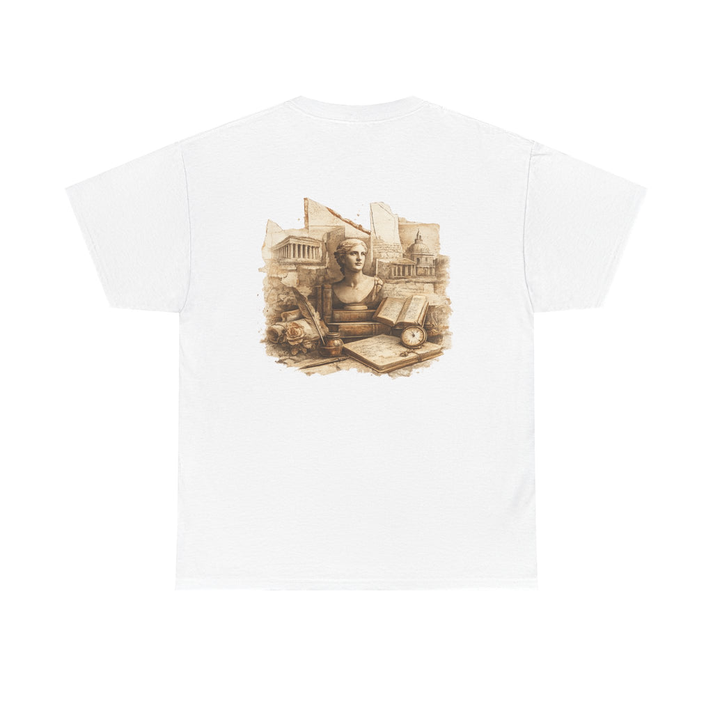 Bolivon Renaissance Tee — Vintage Classical Ruins Graphic T-Shirt | Premium Cotton
