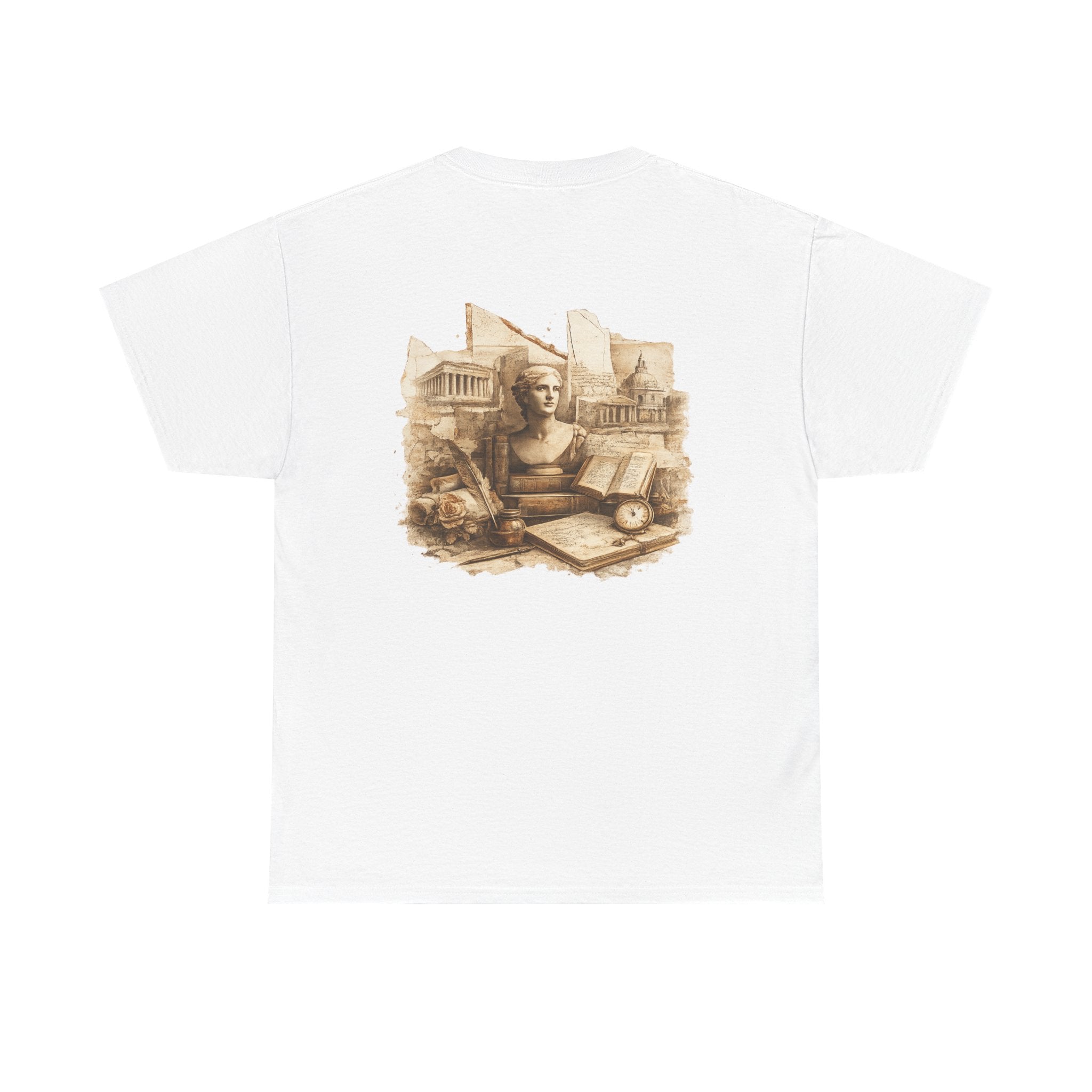 Bolivon Renaissance Tee — Vintage Classical Ruins Graphic T-Shirt | Premium Cotton