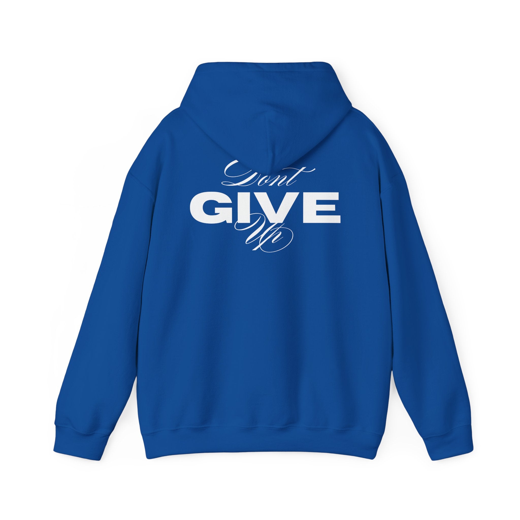Don't Give Up Hoodie — Motivational Graphic Pullover | Premium Streetwear