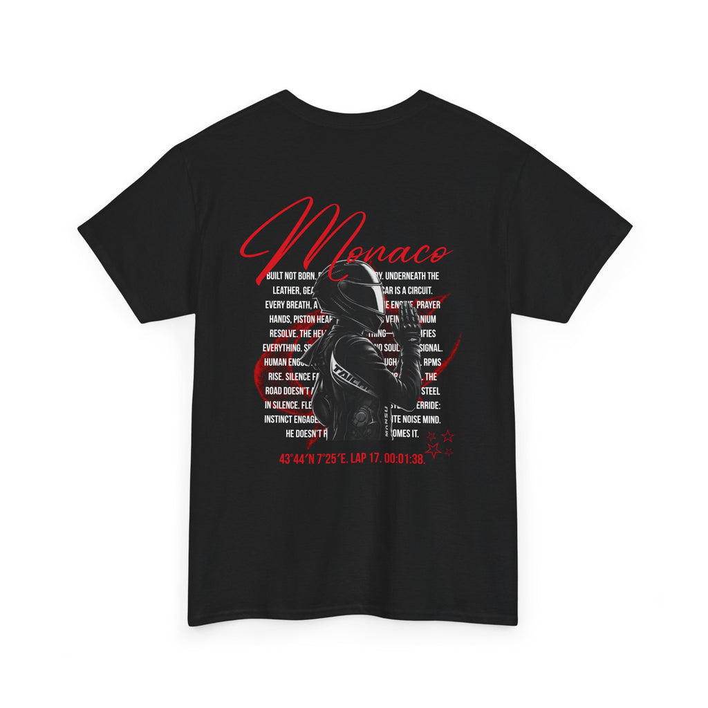 Monaco Racing Helmet Shirt | F1 Motorsport Tee | Retro Driver Graphic