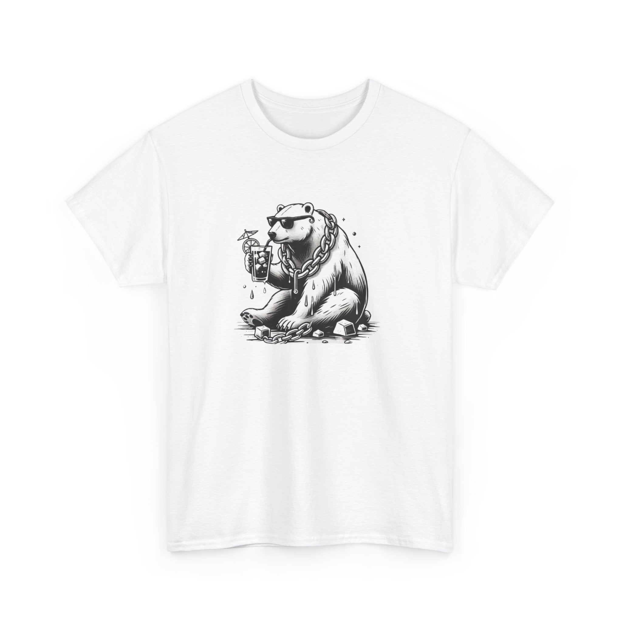 Cool Bear Graphic T-Shirt | Sunglasses Animal Tee | Streetwear Design