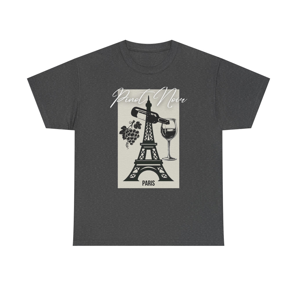 Paris Wine Tee — "Pinot Noir" Eiffel Tower Wine Glass T-Shirt | Premium Streetwear