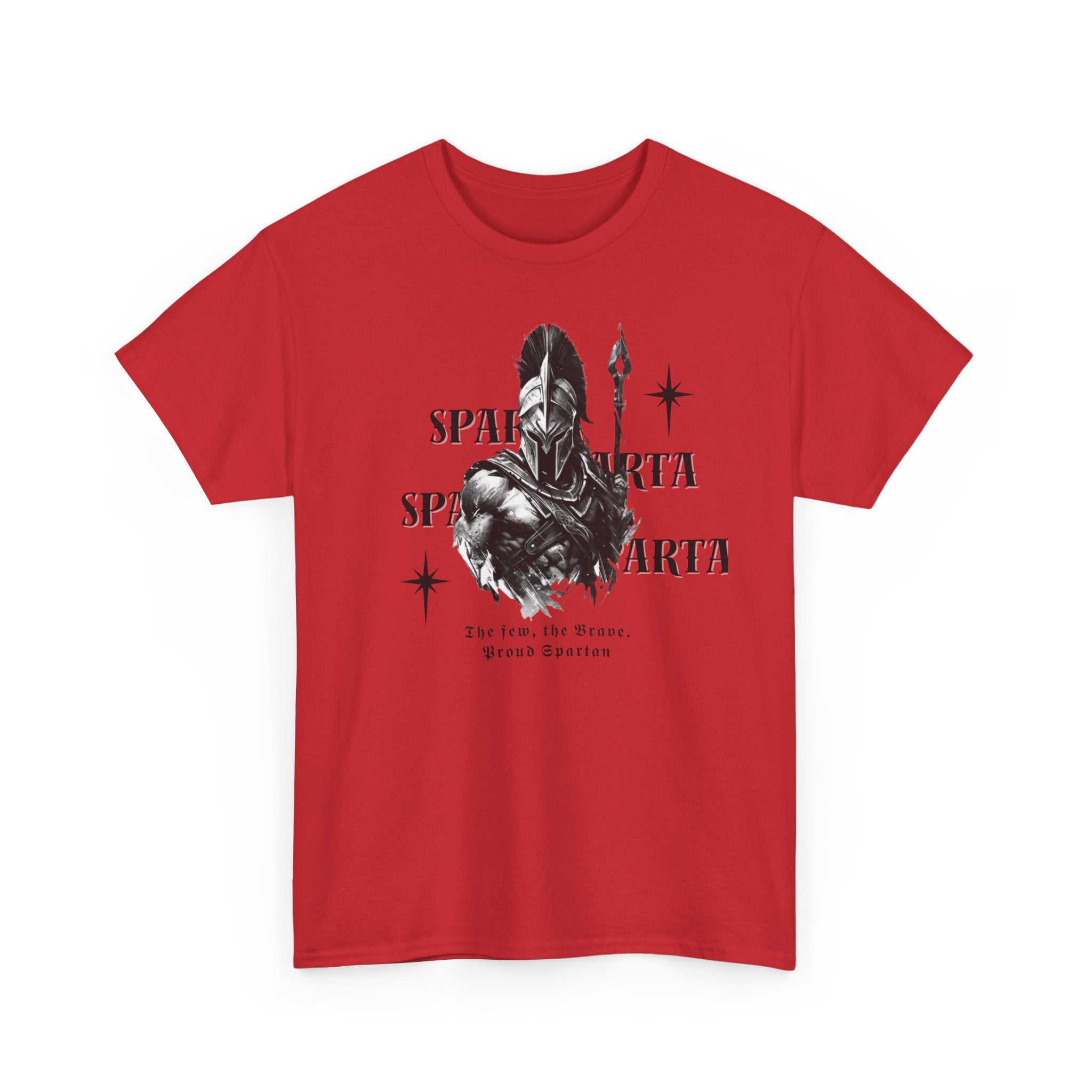 Sparta Warrior T-Shirt — "Sparta" Graphic Spartan Helmet & Spear Tee | Premium Streetwear