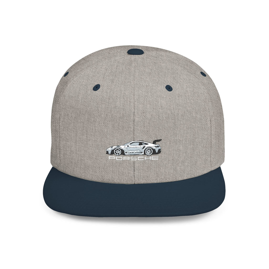 Snapback Hat - Porsche Embroidered Streetwear Casual Cap