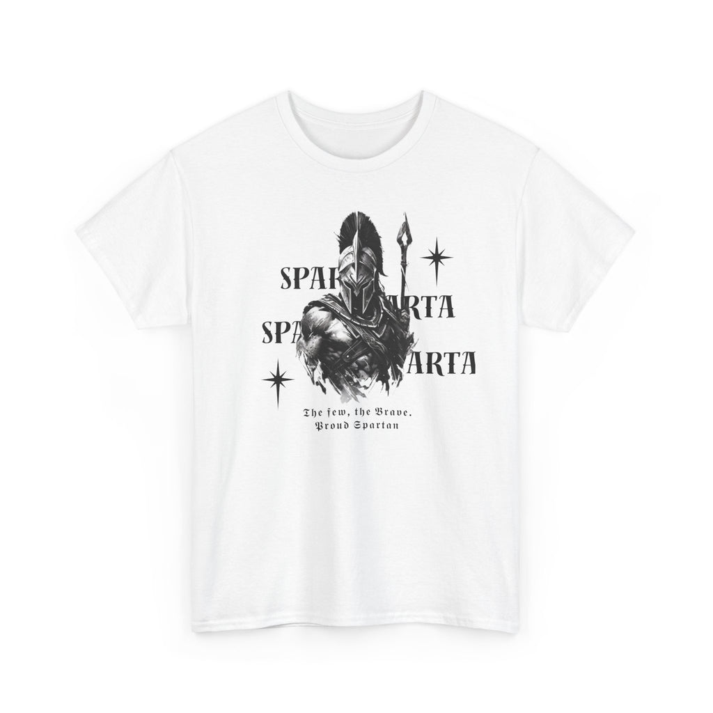 Sparta Warrior T-Shirt — "Sparta" Graphic Spartan Helmet & Spear Tee | Premium Streetwear