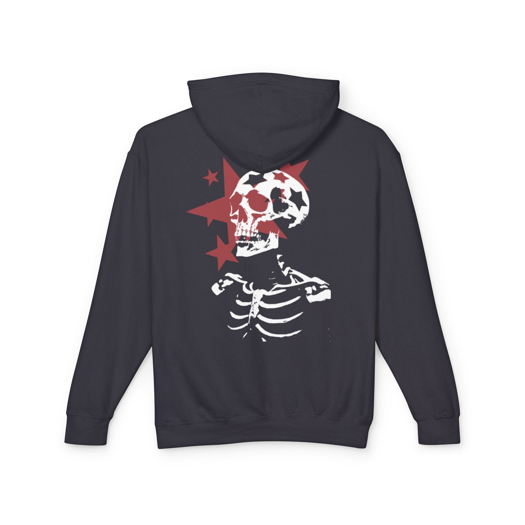 Skull & Stars Hoodie — Vintage Skeleton Graphic Pullover | Premium Streetwear