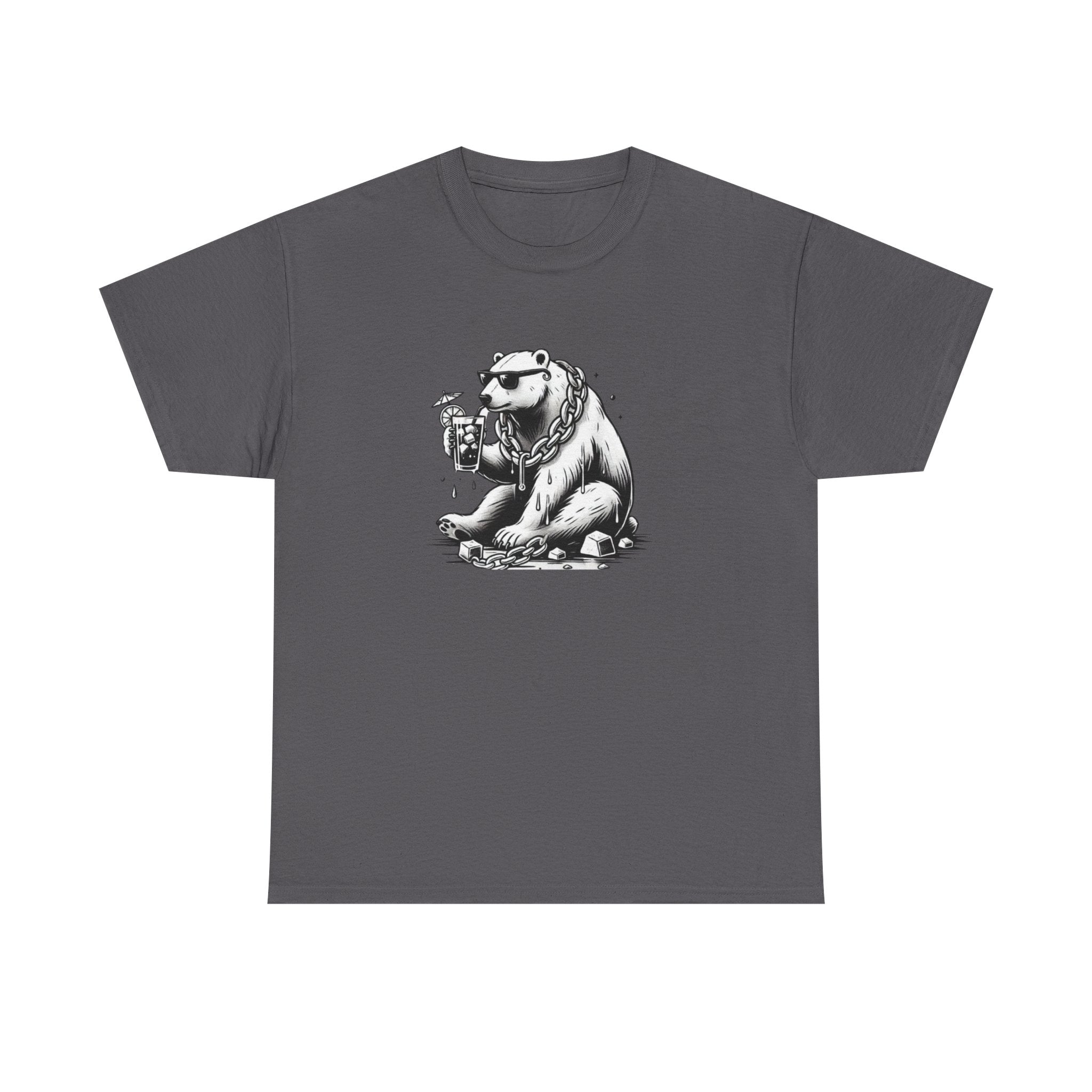 Cool Bear Graphic T-Shirt | Sunglasses Animal Tee | Streetwear Design