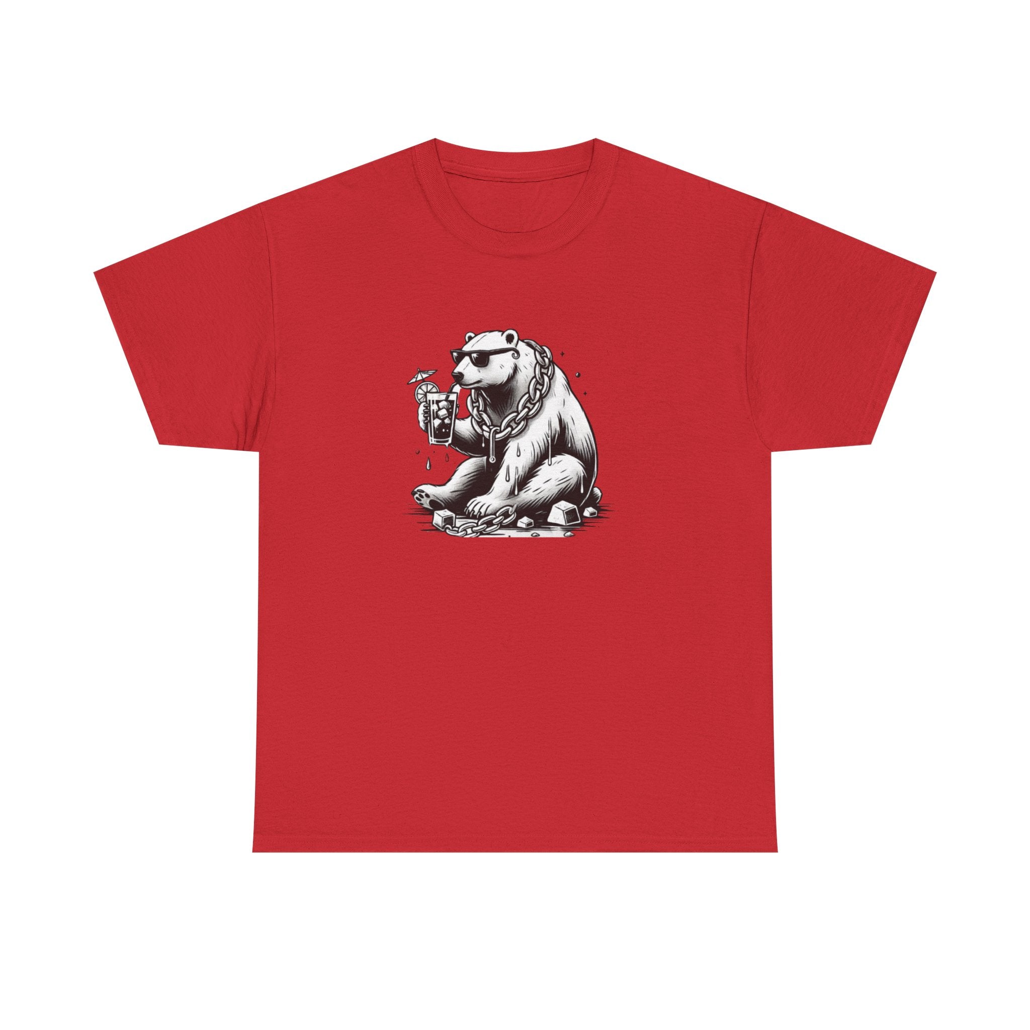 Cool Bear Graphic T-Shirt | Sunglasses Animal Tee | Streetwear Design