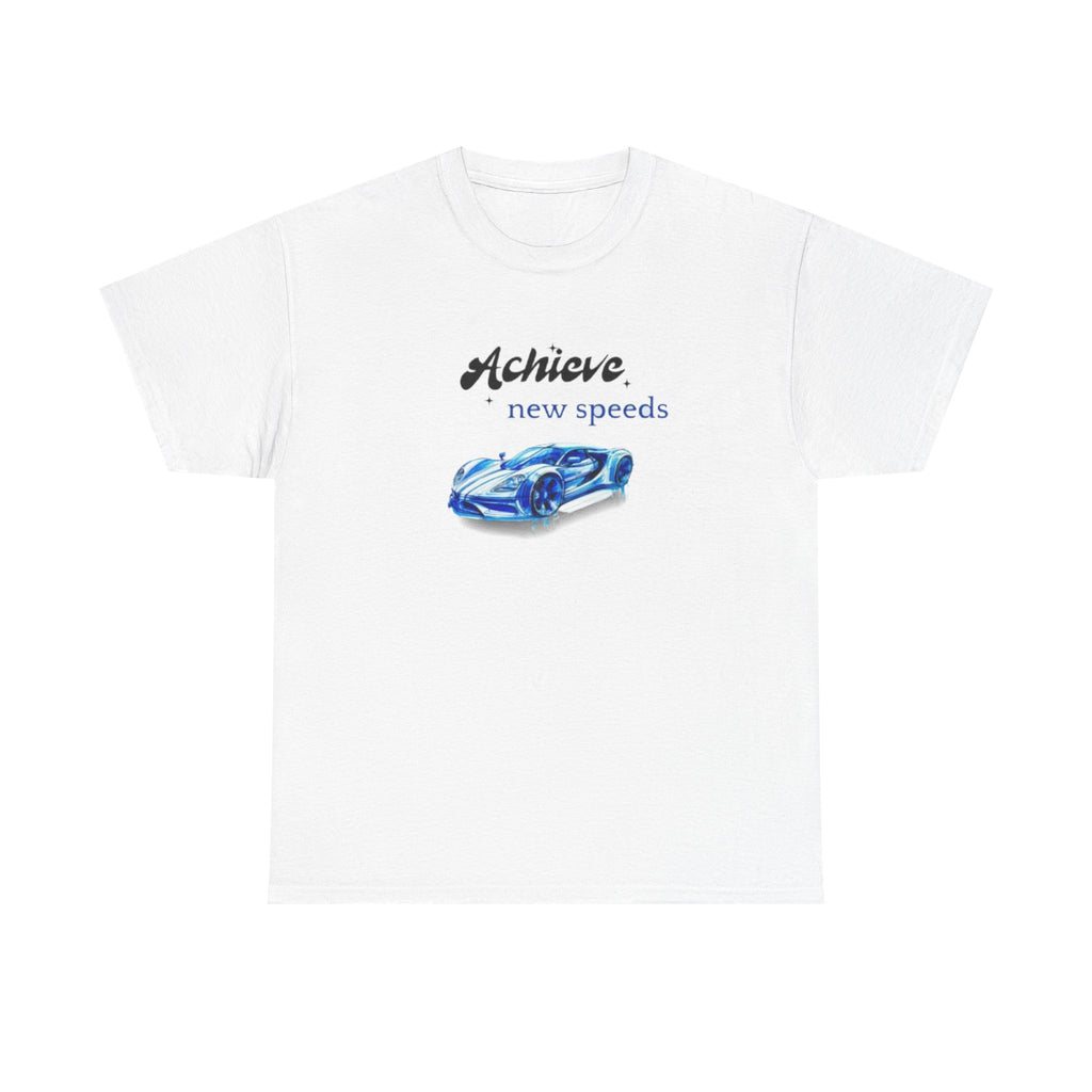 Achieve New Speeds Tee — Sports Car Graphic T-Shirt | Premium Streetwear
