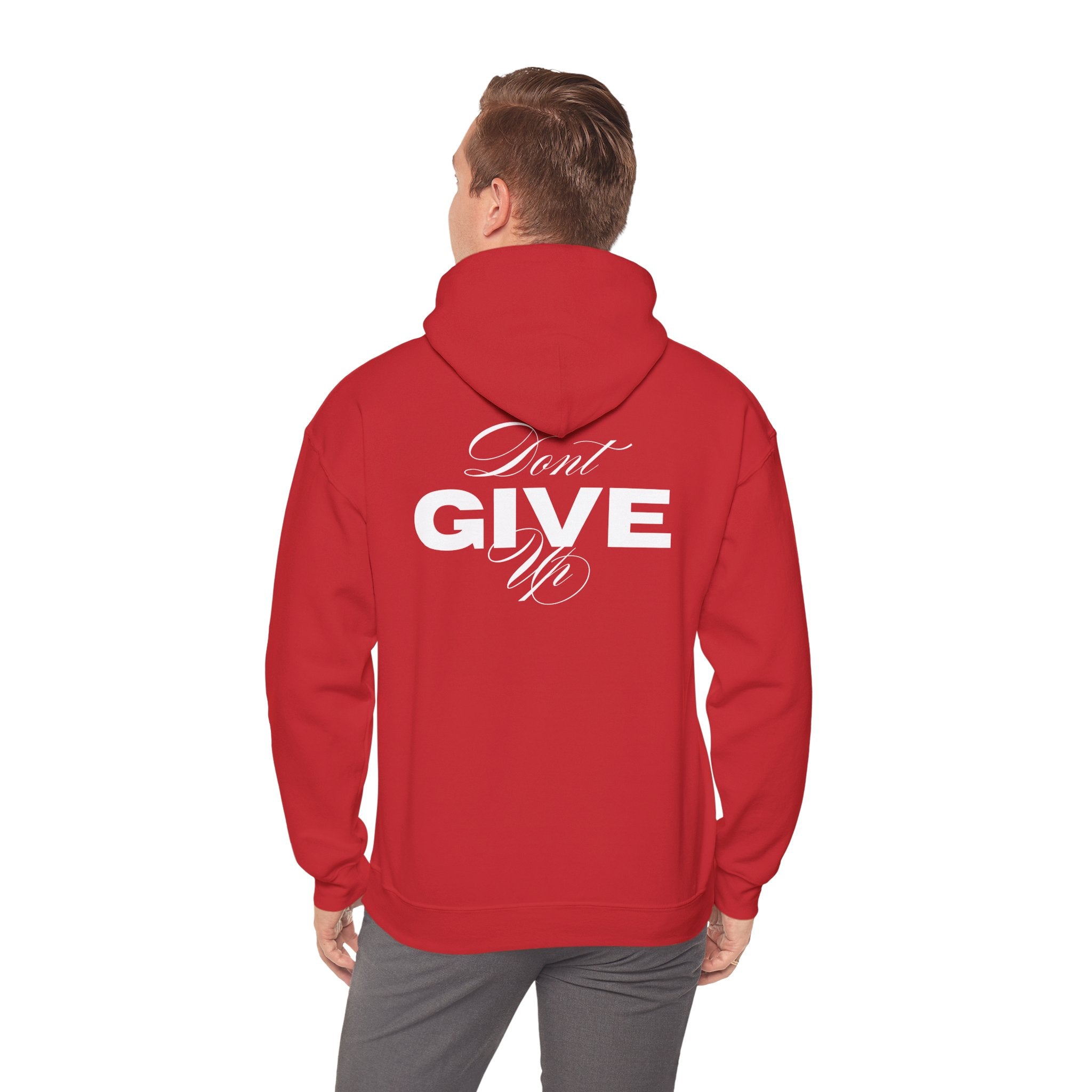 Don't Give Up Hoodie — Motivational Graphic Pullover | Premium Streetwear