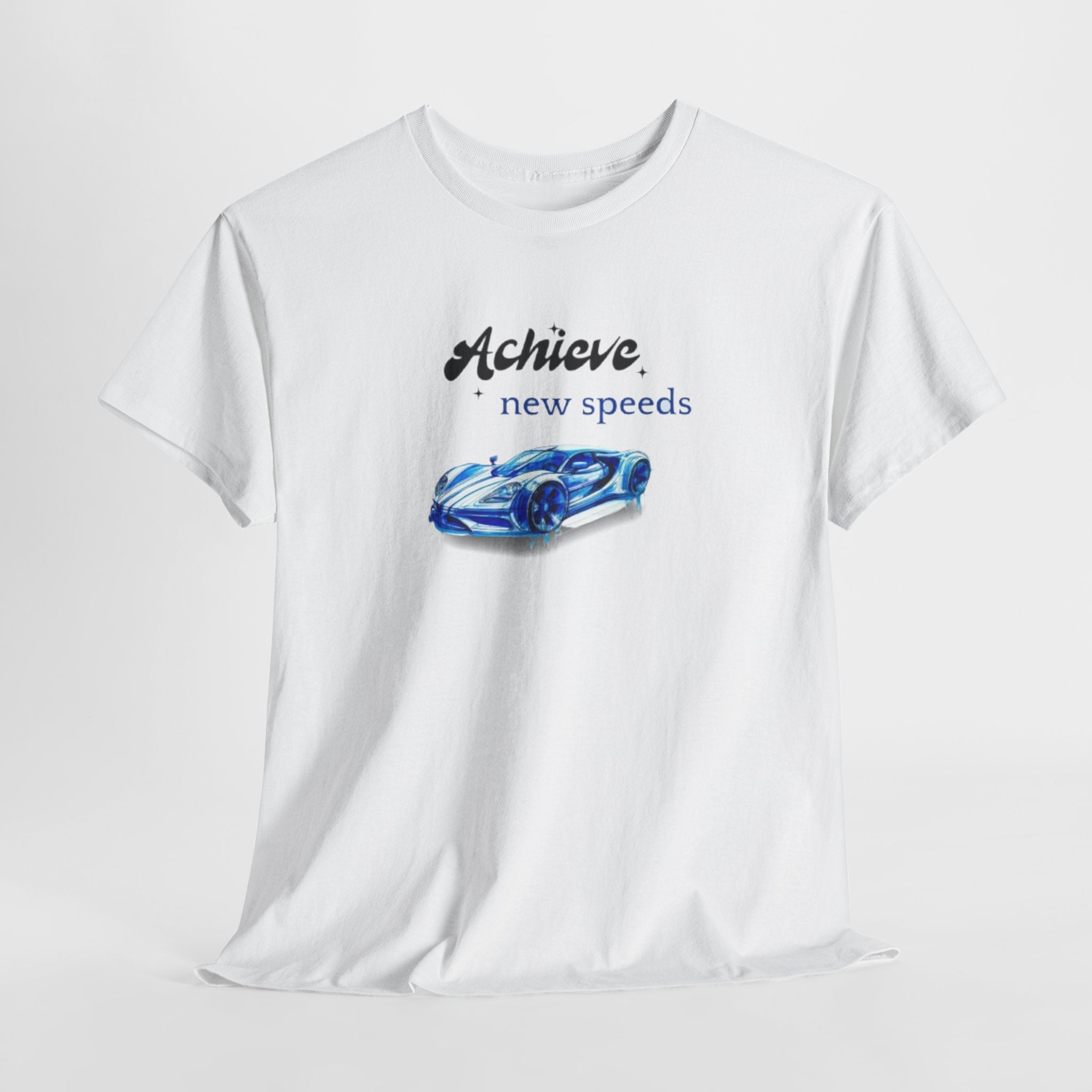  Achieve New Speeds tee sports car graphic streetwear t-shirt