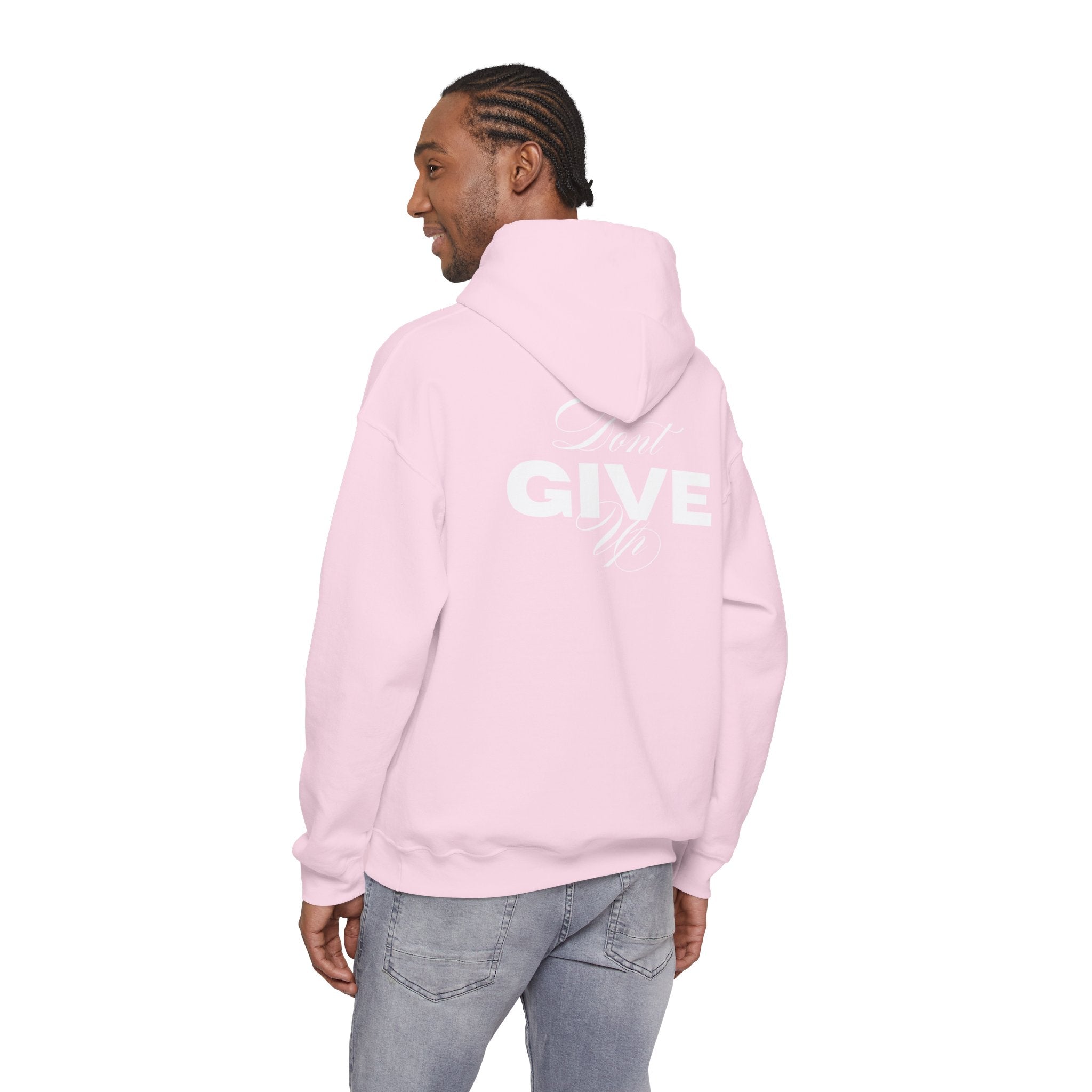 Don't Give Up Hoodie — Motivational Graphic Pullover | Premium Streetwear