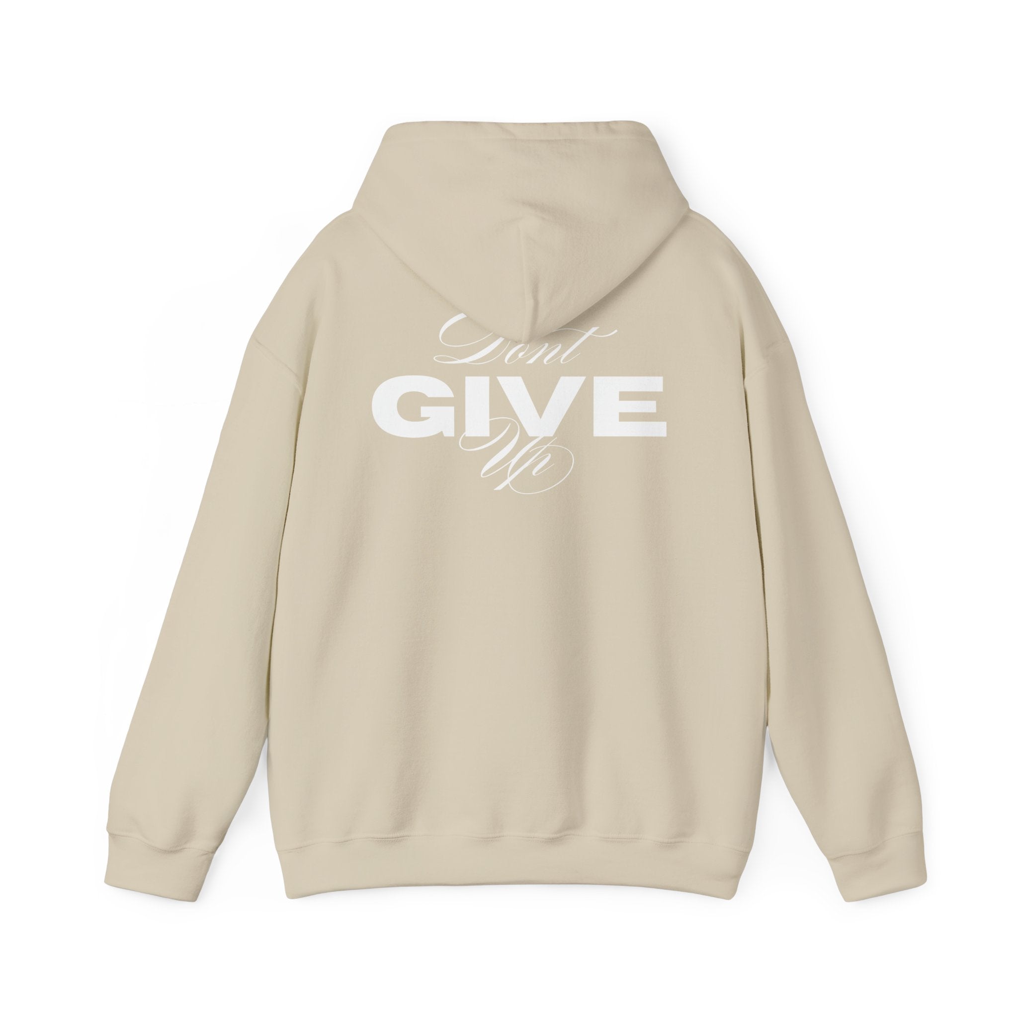 Don't Give Up Hoodie — Motivational Graphic Pullover | Premium Streetwear