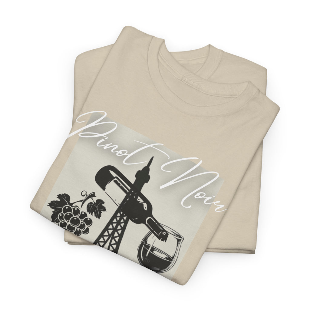 Paris Wine Tee — "Pinot Noir" Eiffel Tower Wine Glass T-Shirt | Premium Streetwear