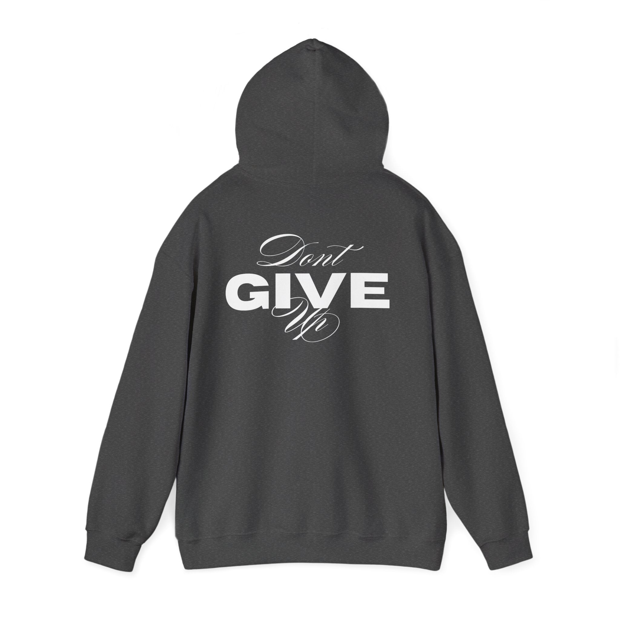 Don't Give Up Hoodie — Motivational Graphic Pullover | Premium Streetwear