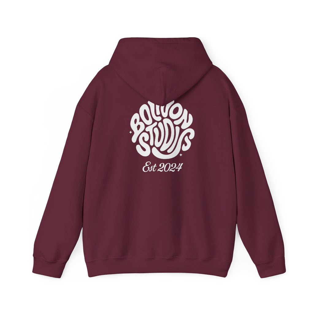 Bolivon Studios comfy cotton branded EST hoodie premium streetwear
