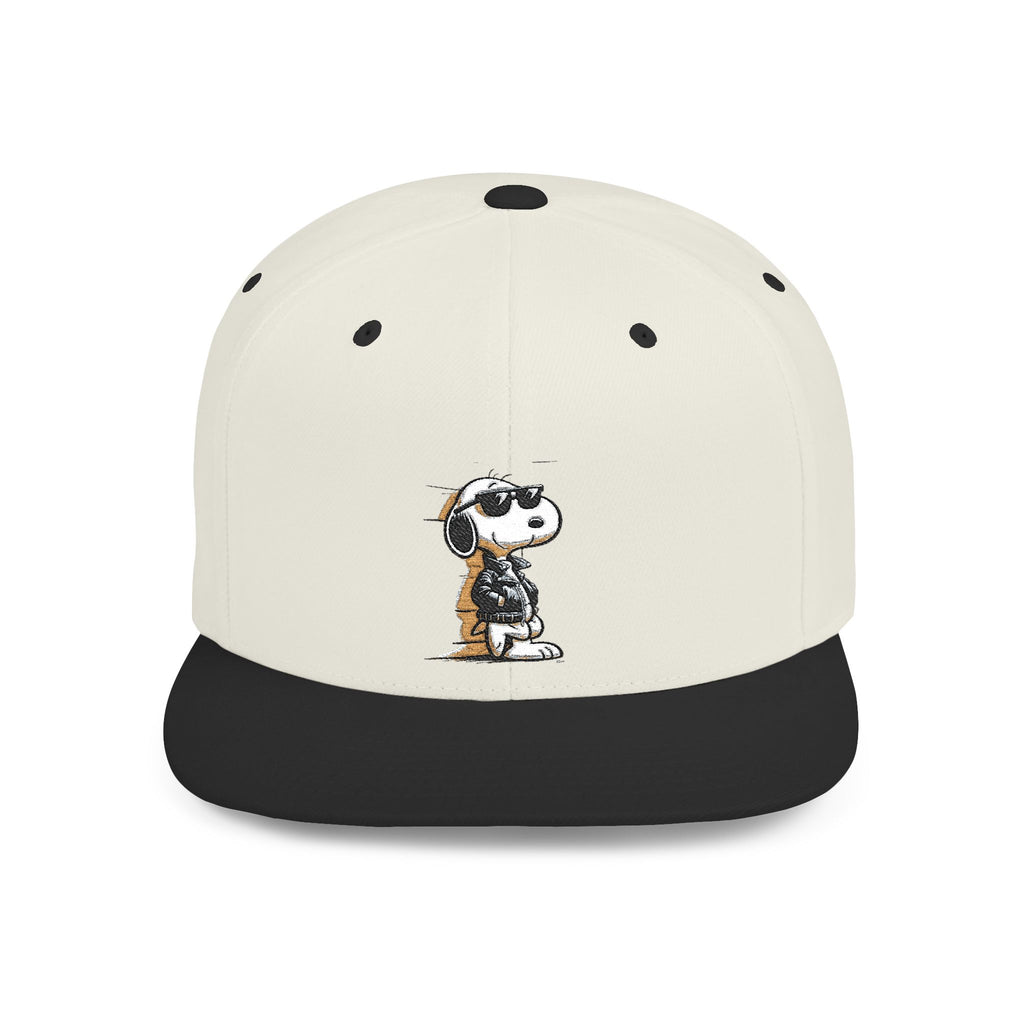Embroidered Snoopy Snapback