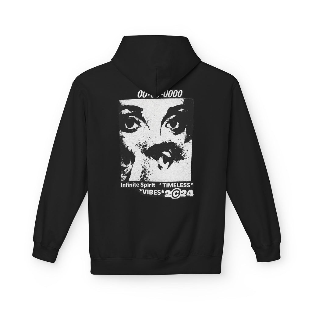 Timeless Vibes Hoodie — 'Infinite Spirit' Graphic Back Print