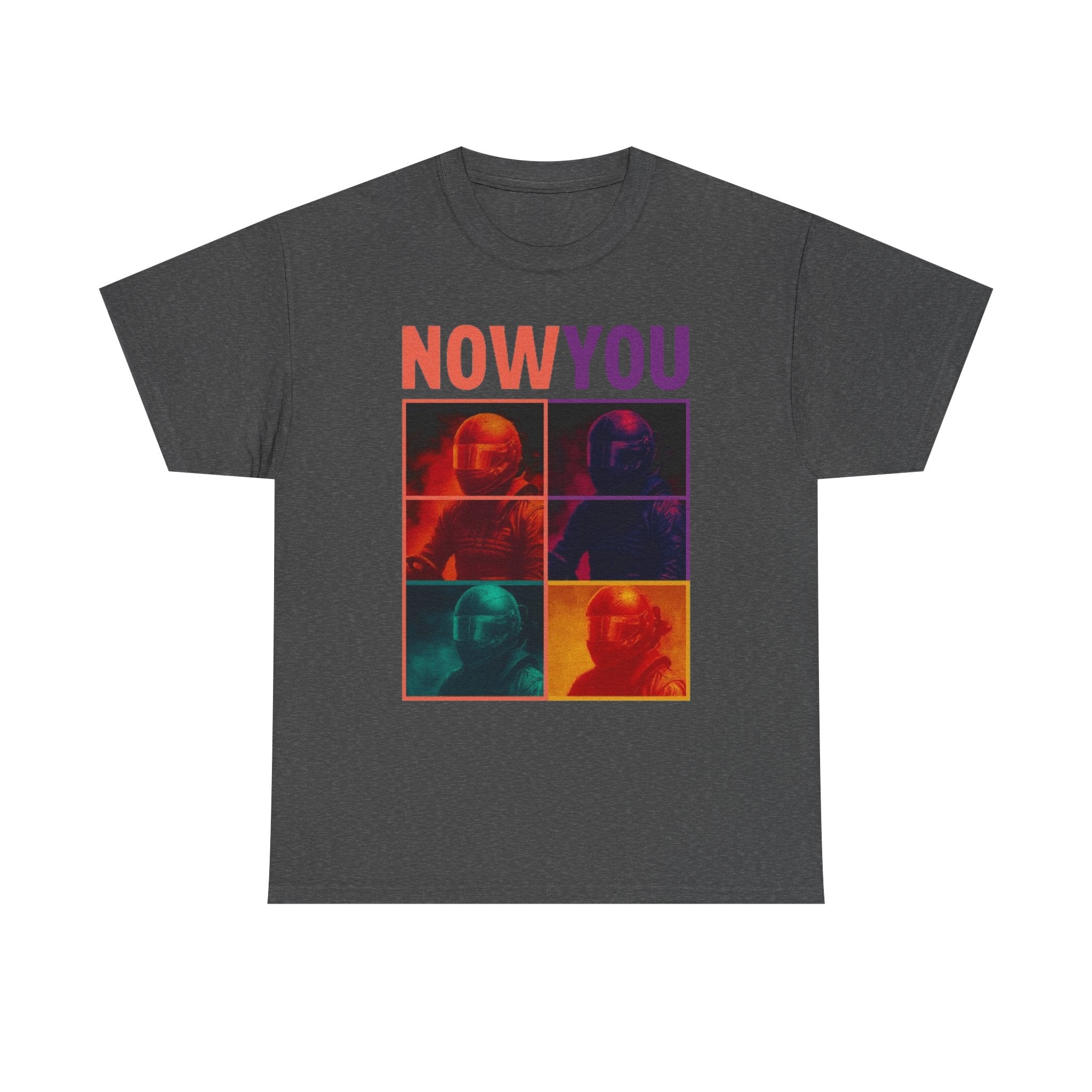 Now You Pop Art Tee — Retro Color-Block Portrait Cotton T-Shirt | Premium Streetwear