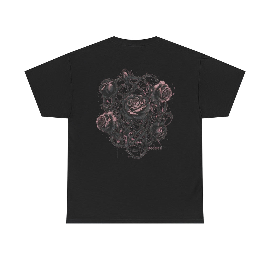 Twisted Rose Tee — Dark Romantic Graphic T-Shirt | Bolivon Atelier Premium Cotton