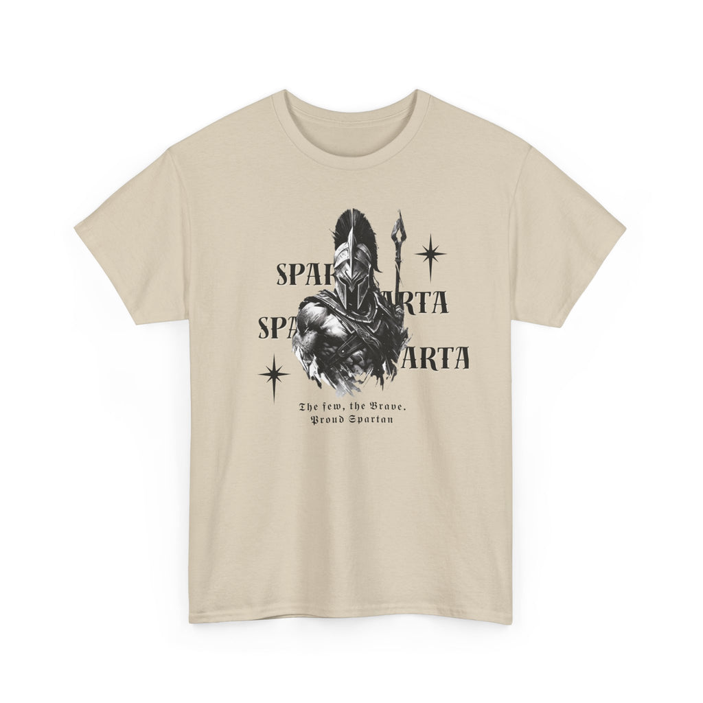 Sparta Warrior T-Shirt — "Sparta" Graphic Spartan Helmet & Spear Tee | Premium Streetwear