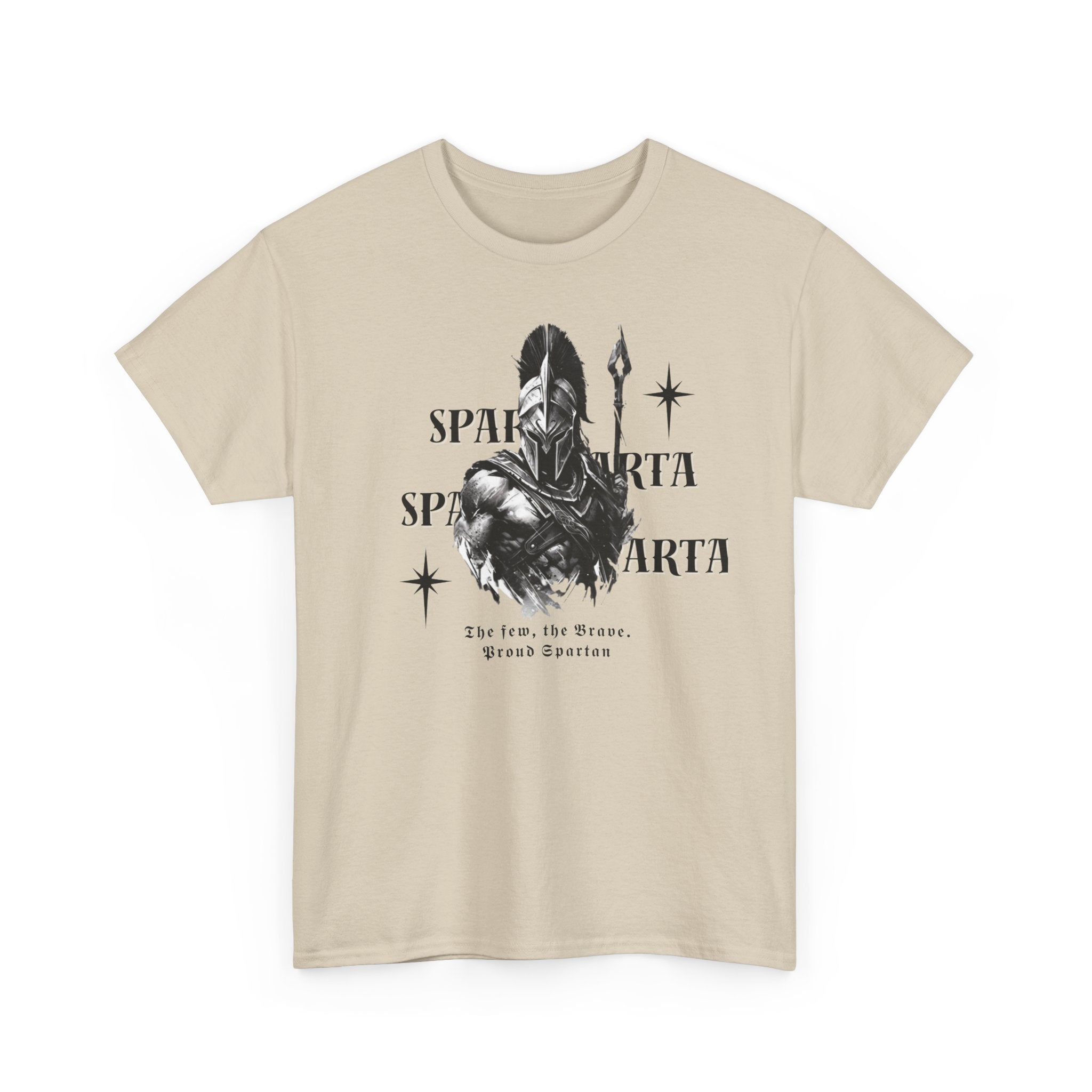 Sparta Warrior T-Shirt — "Sparta" Graphic Spartan Helmet & Spear Tee | Premium Streetwear