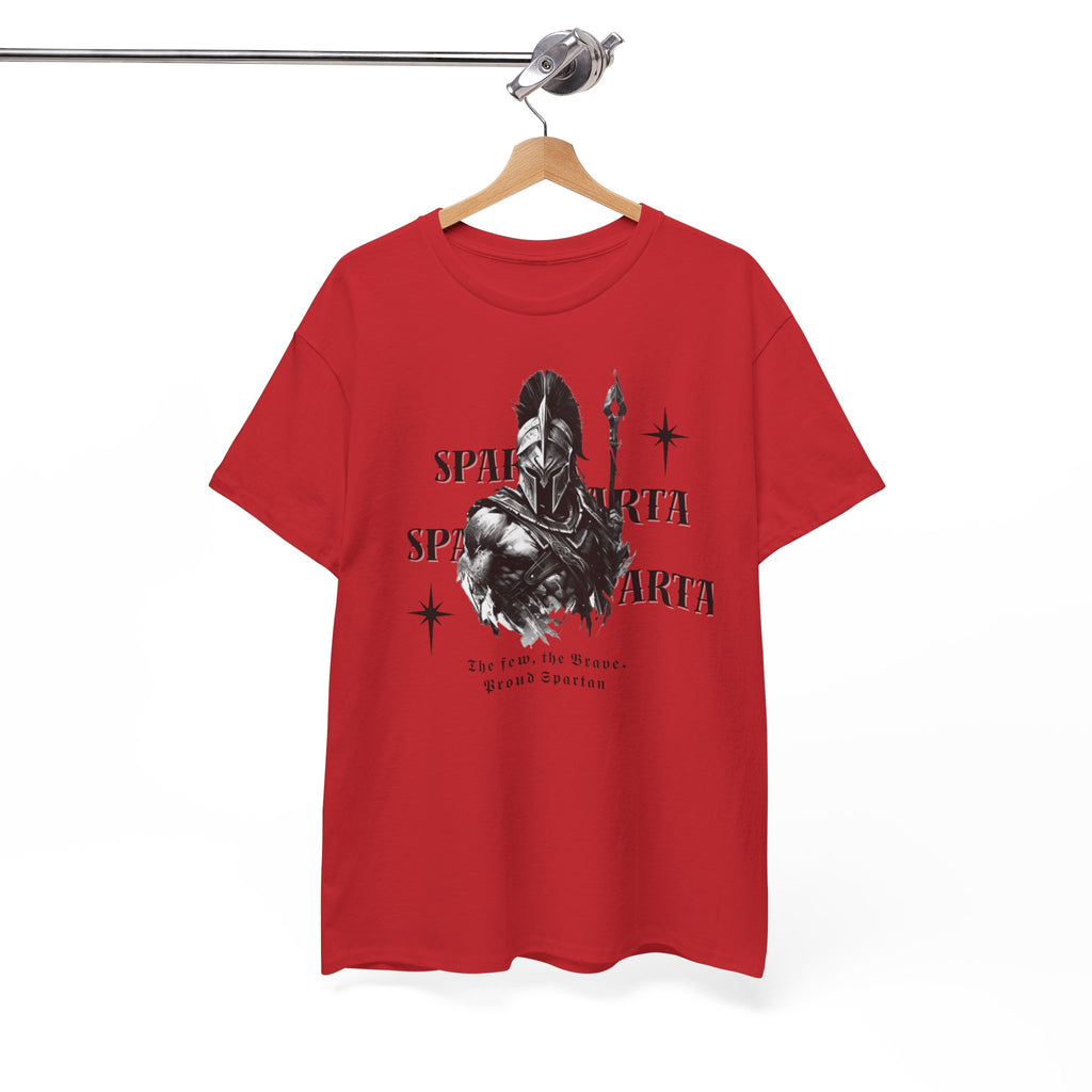 Sparta Warrior T-Shirt — "Sparta" Graphic Spartan Helmet & Spear Tee | Premium Streetwear