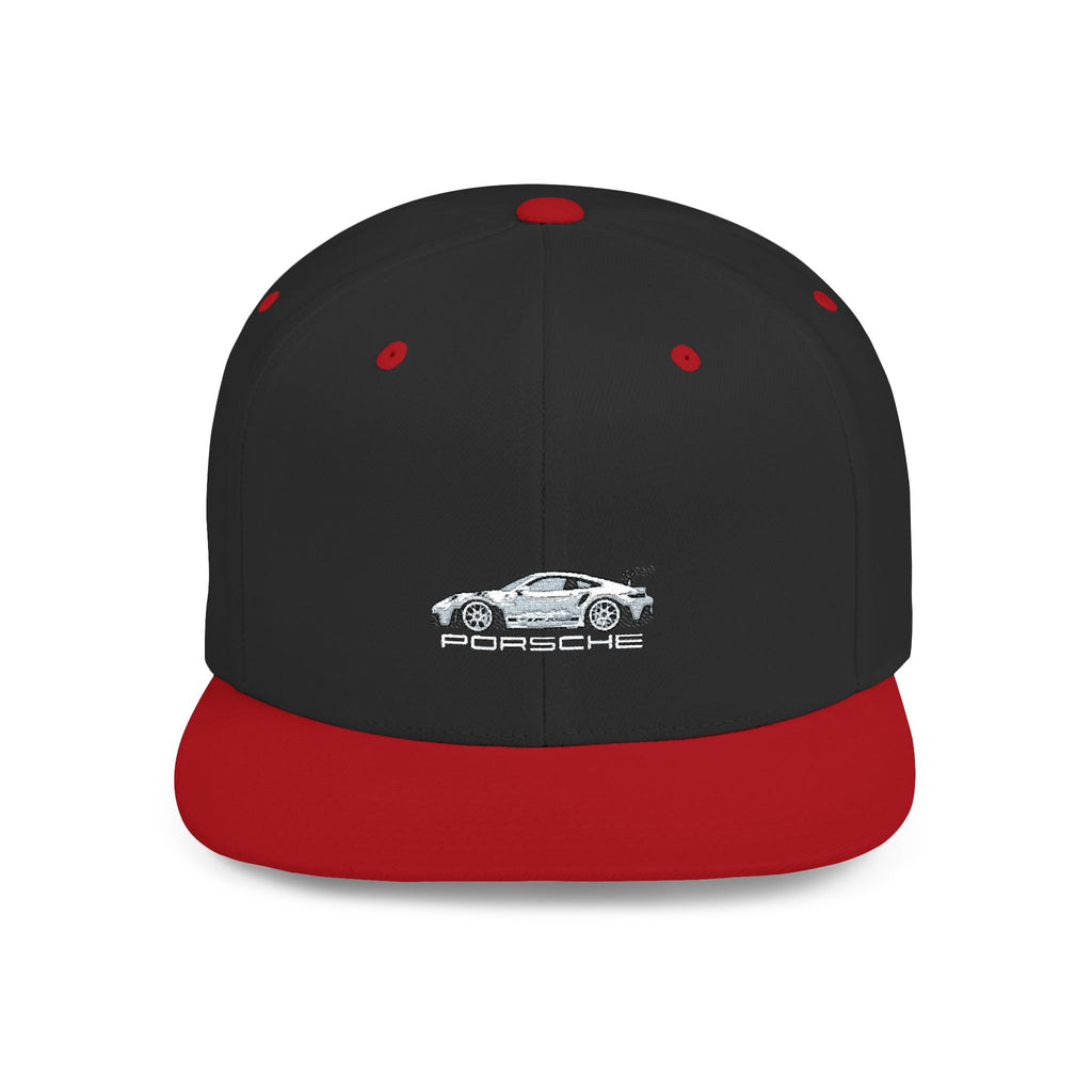 Snapback Hat - Porsche Embroidered Streetwear Casual Cap