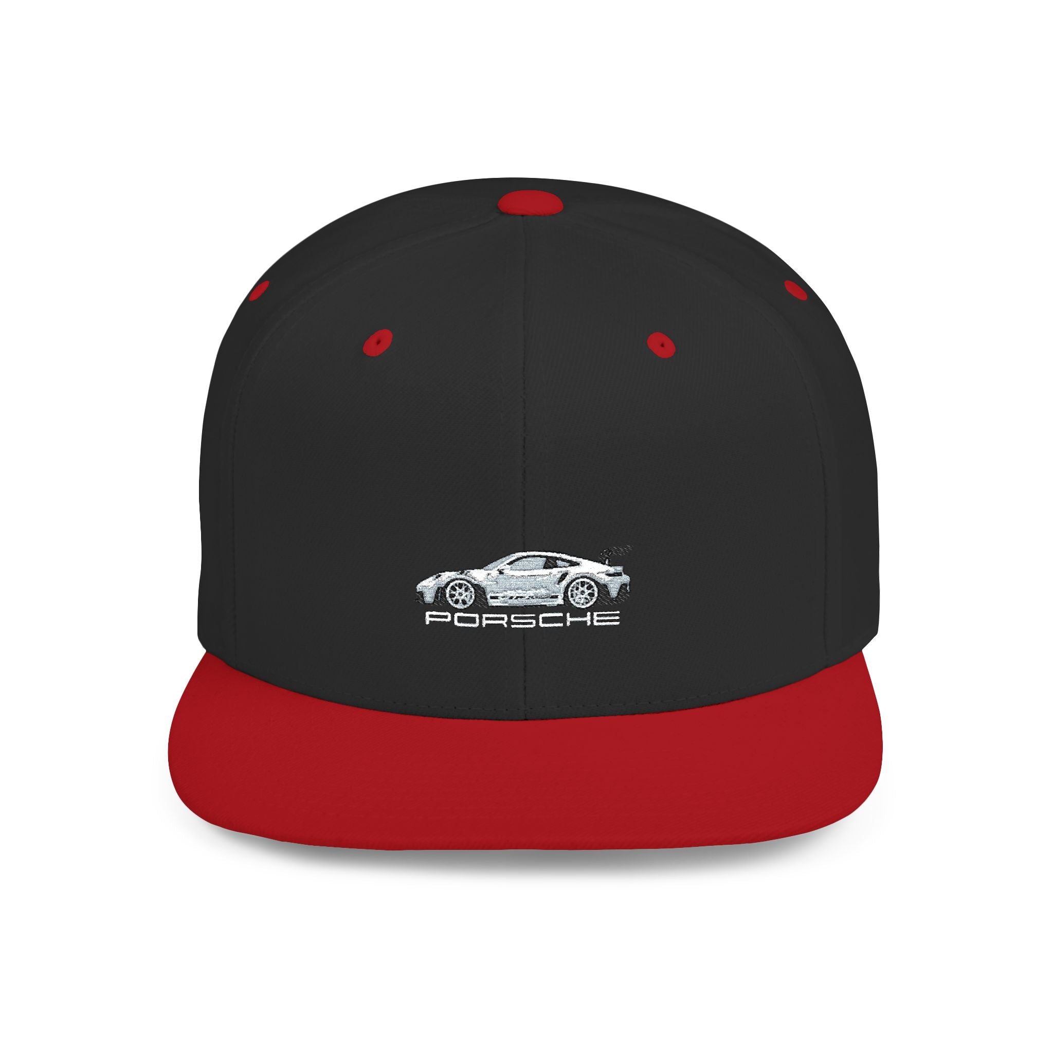 Snapback Hat - Porsche Embroidered Streetwear Casual Cap
