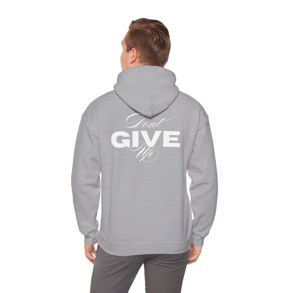 Don't Give Up Hoodie — Motivational Graphic Pullover | Premium Streetwear