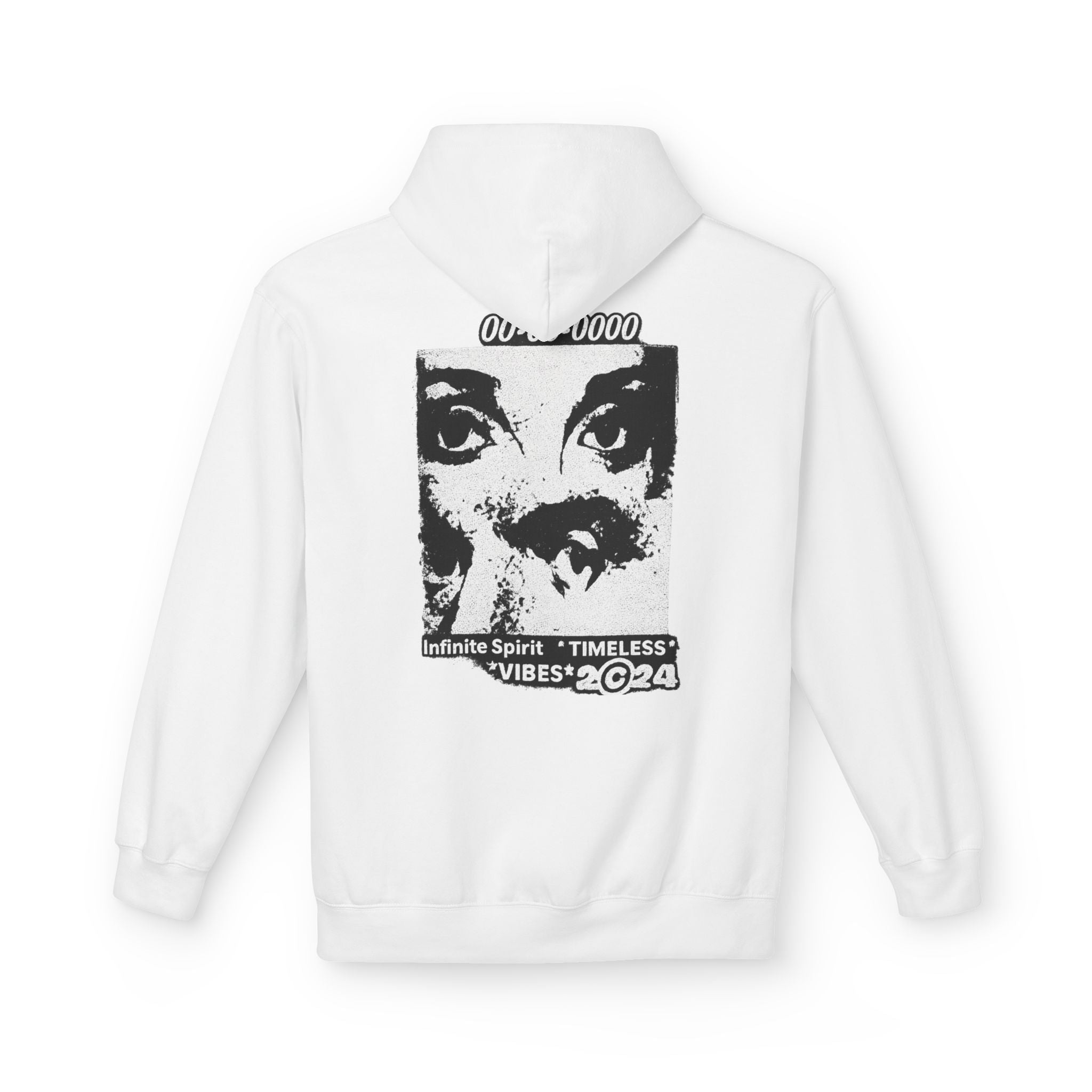 Timeless Vibes Hoodie — 'Infinite Spirit' Graphic Back Print