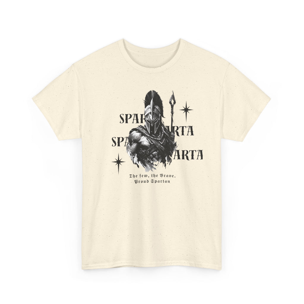 Sparta Warrior T-Shirt — "Sparta" Graphic Spartan Helmet & Spear Tee | Premium Streetwear