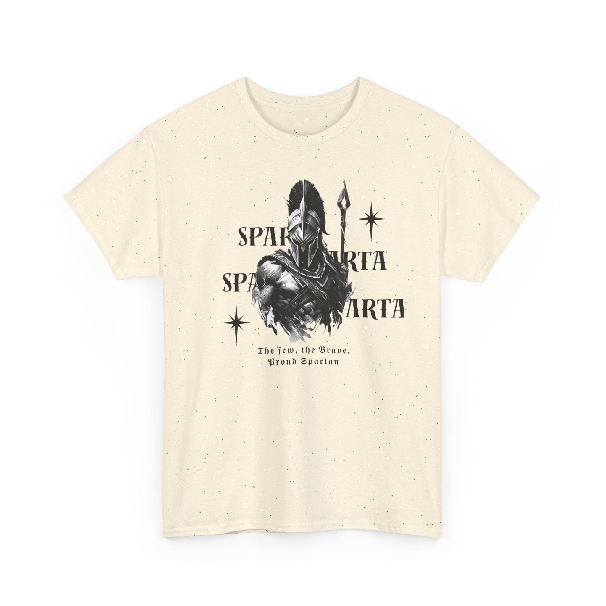 Sparta Warrior T-Shirt — "Sparta" Graphic Spartan Helmet & Spear Tee | Premium Streetwear