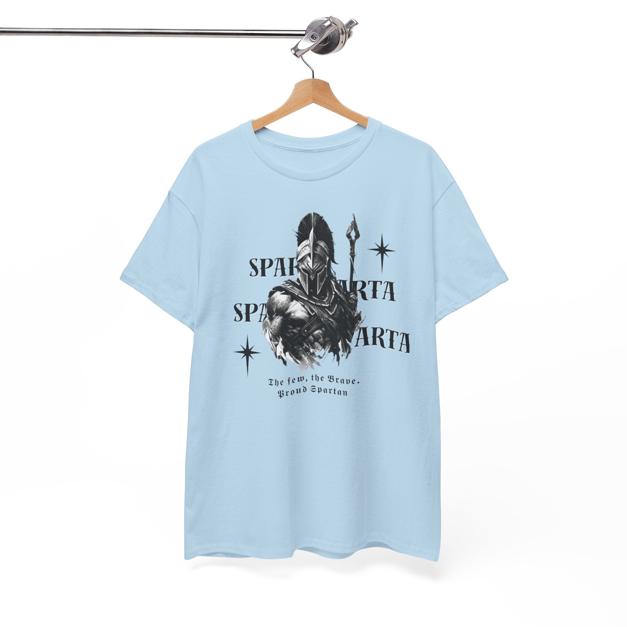 Sparta Warrior T-Shirt — "Sparta" Graphic Spartan Helmet & Spear Tee | Premium Streetwear