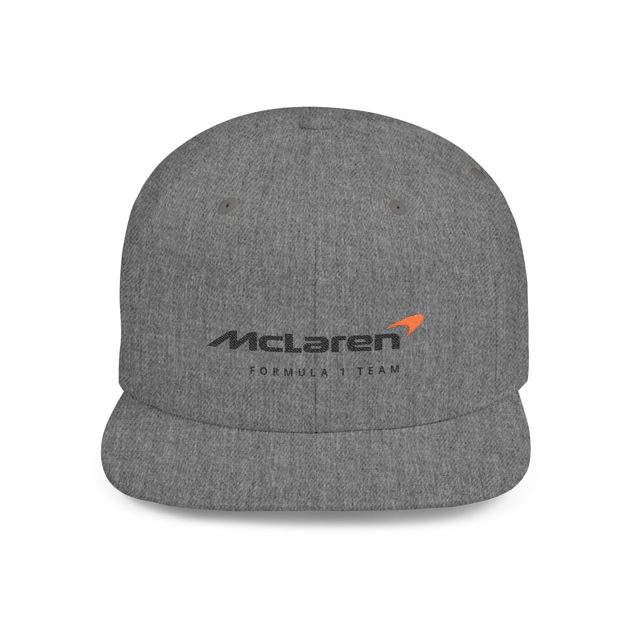 McLaren Formula 1 Flat Bill Snapback Cap, Racing Hat, Motorsport Gear, Gift for Car Lovers, Summer Accessories