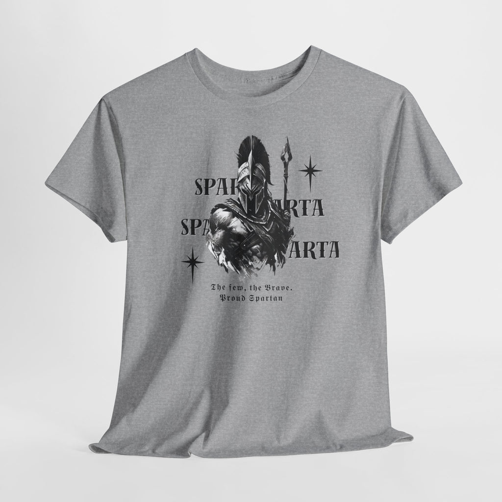 Sparta Warrior T-Shirt — "Sparta" Graphic Spartan Helmet & Spear Tee | Premium Streetwear