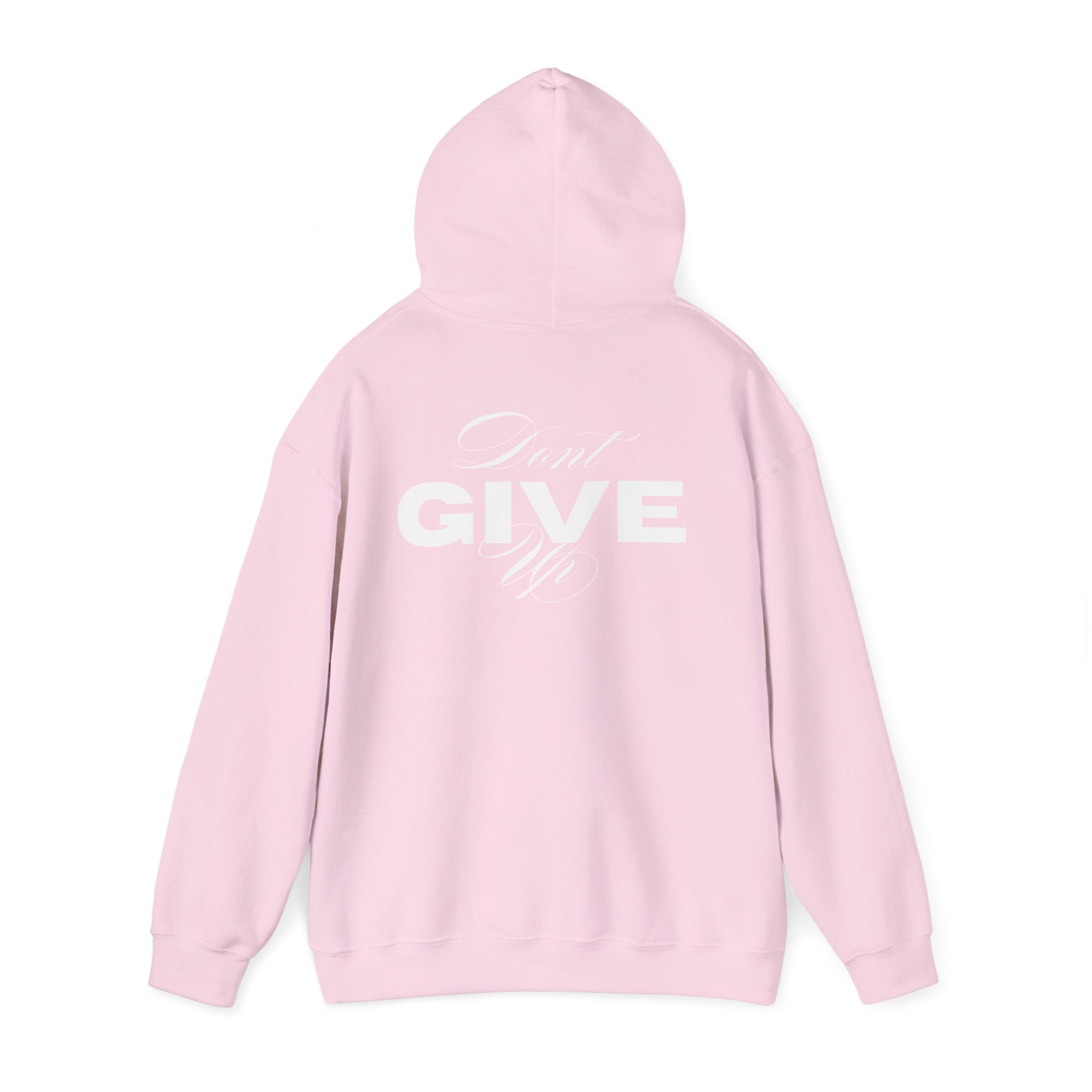 Don't Give Up Hoodie — Motivational Graphic Pullover | Premium Streetwear