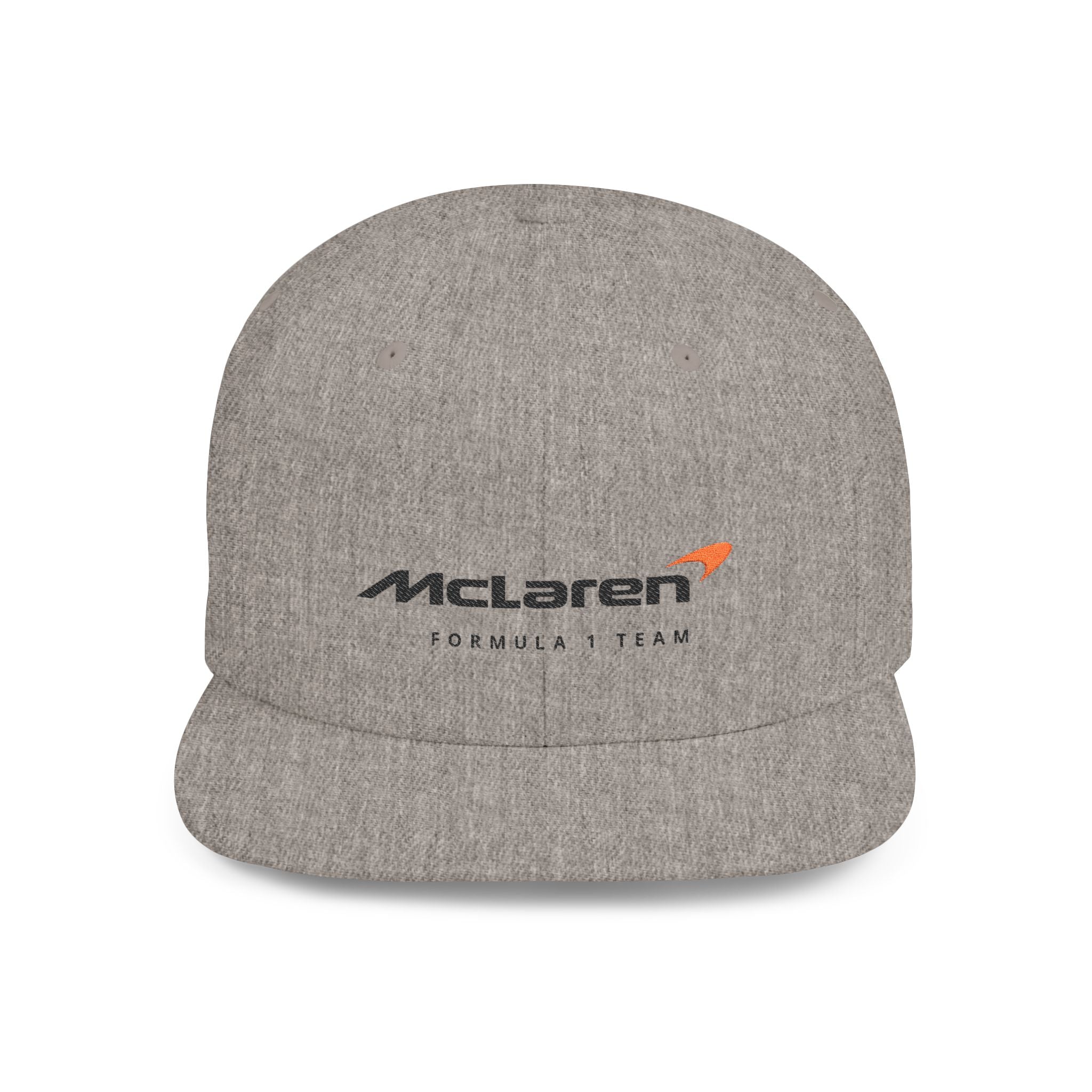 McLaren Formula 1 Flat Bill Snapback Cap, Racing Hat, Motorsport Gear, Gift for Car Lovers, Summer Accessories