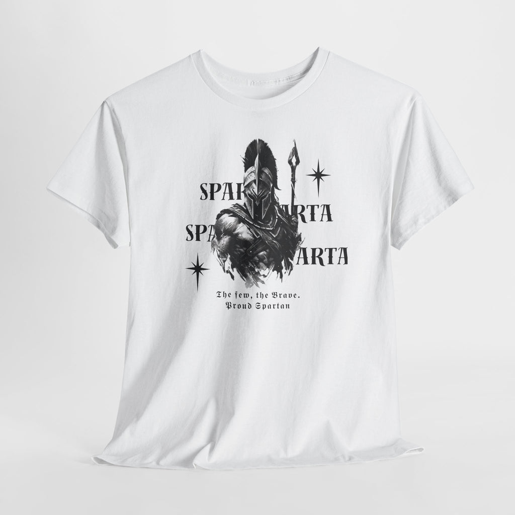 Sparta Warrior T-Shirt — "Sparta" Graphic Spartan Helmet & Spear Tee | Premium Streetwear