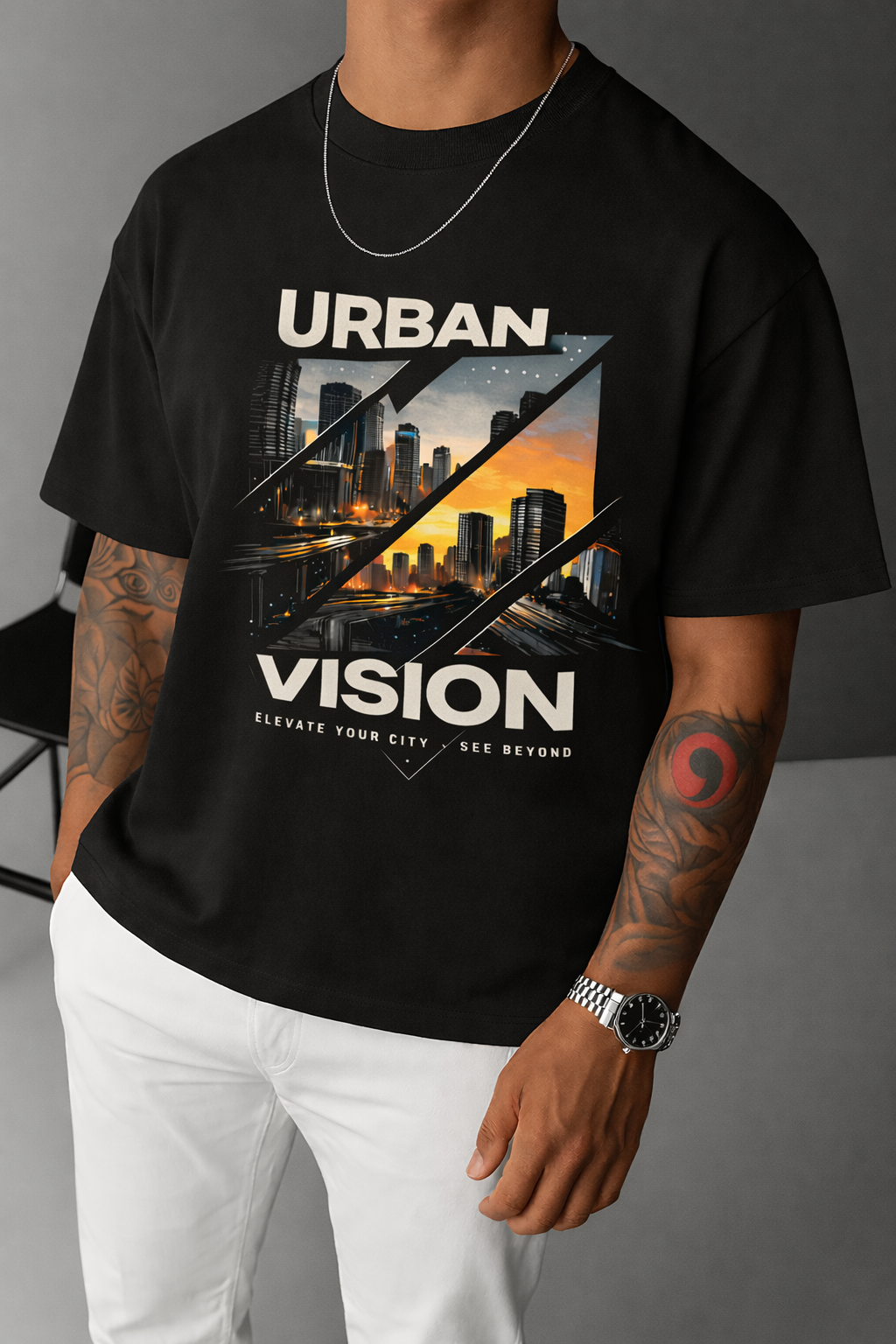Urban Vision Tee — Modern Streetwear Graphic T-Shirt | Premium Cotton